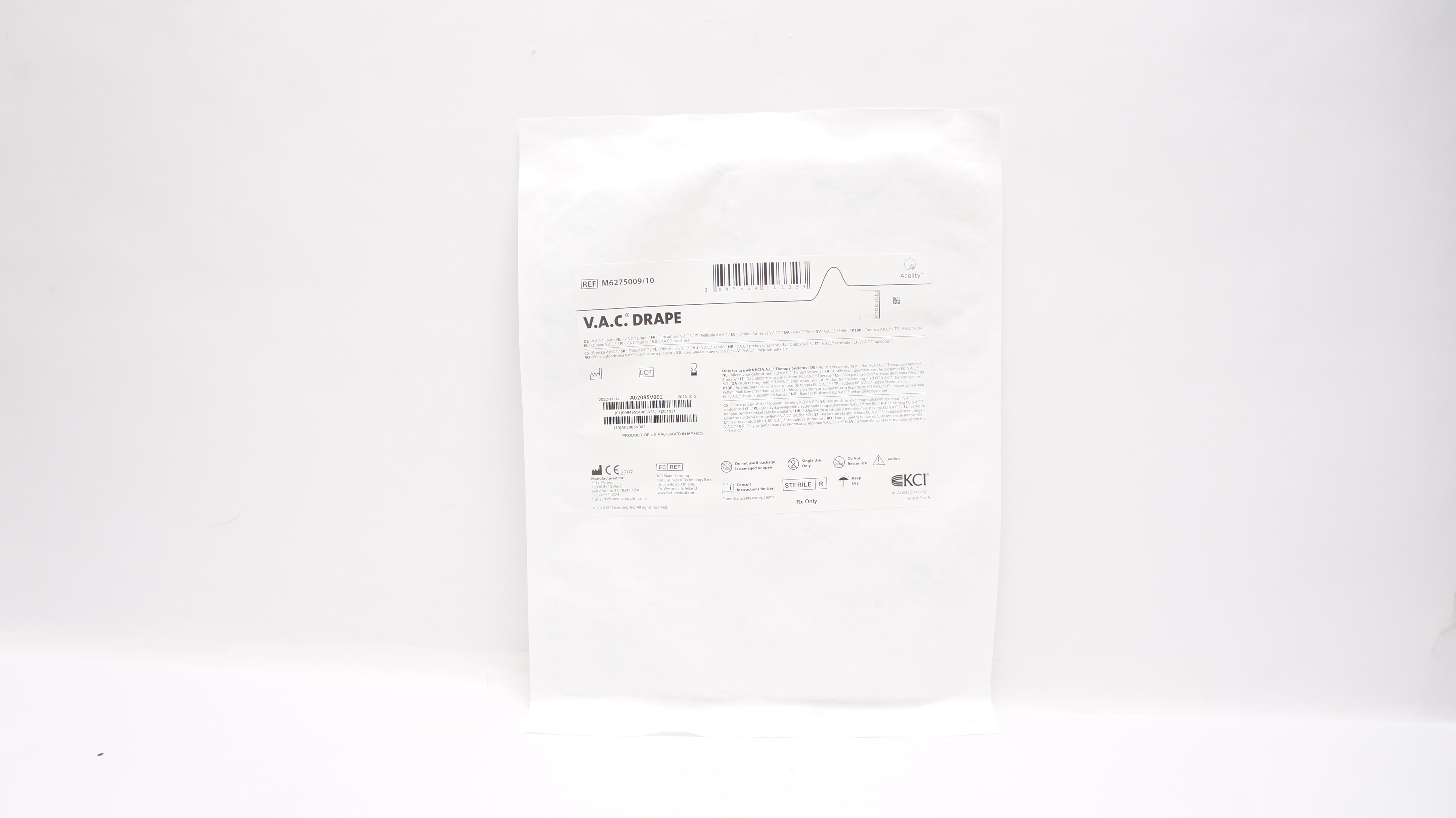 KCI M6275009/10 V.A.C. Drape
