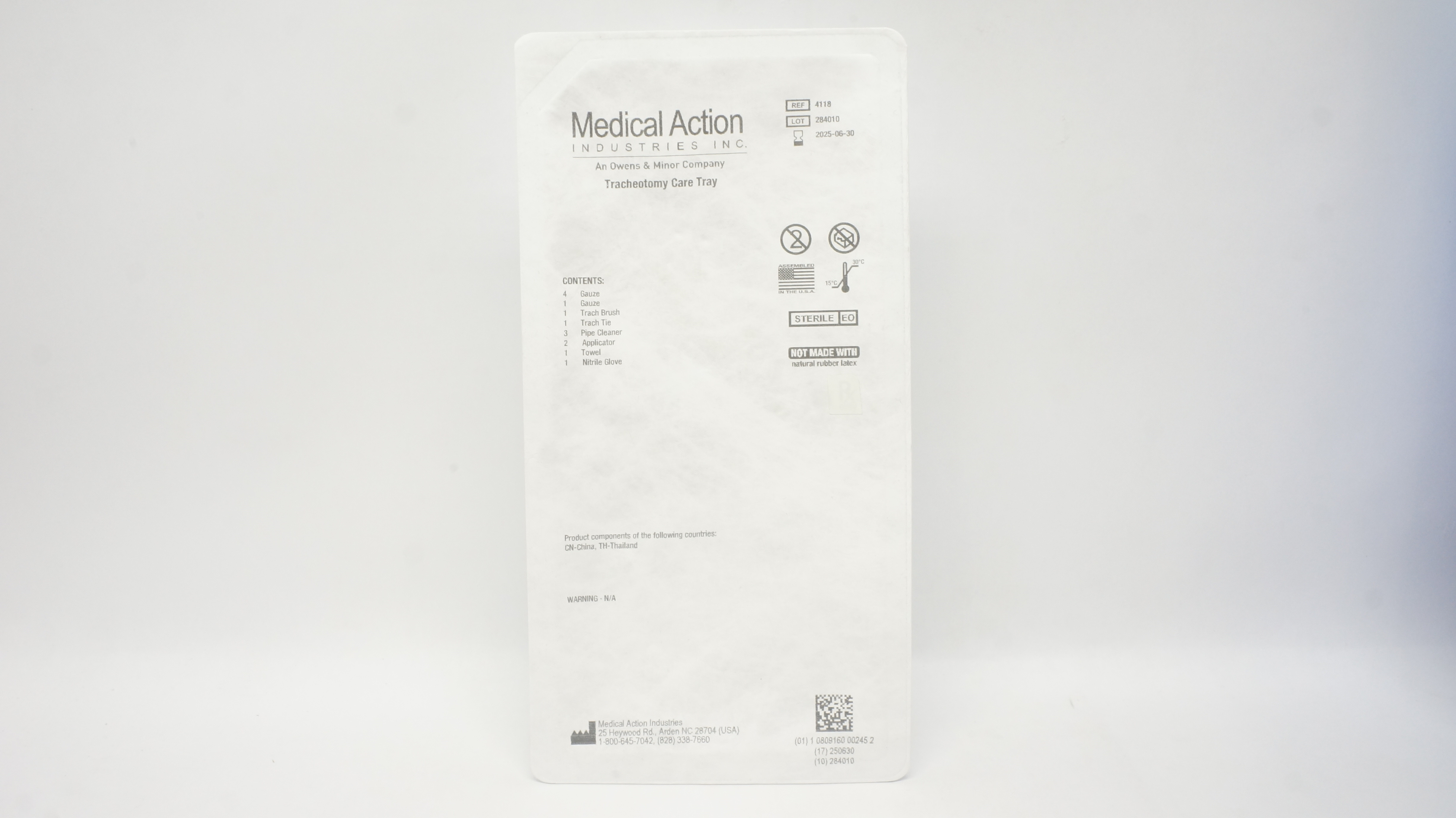 Medical Action 4118 Tracheostomy Care Tray