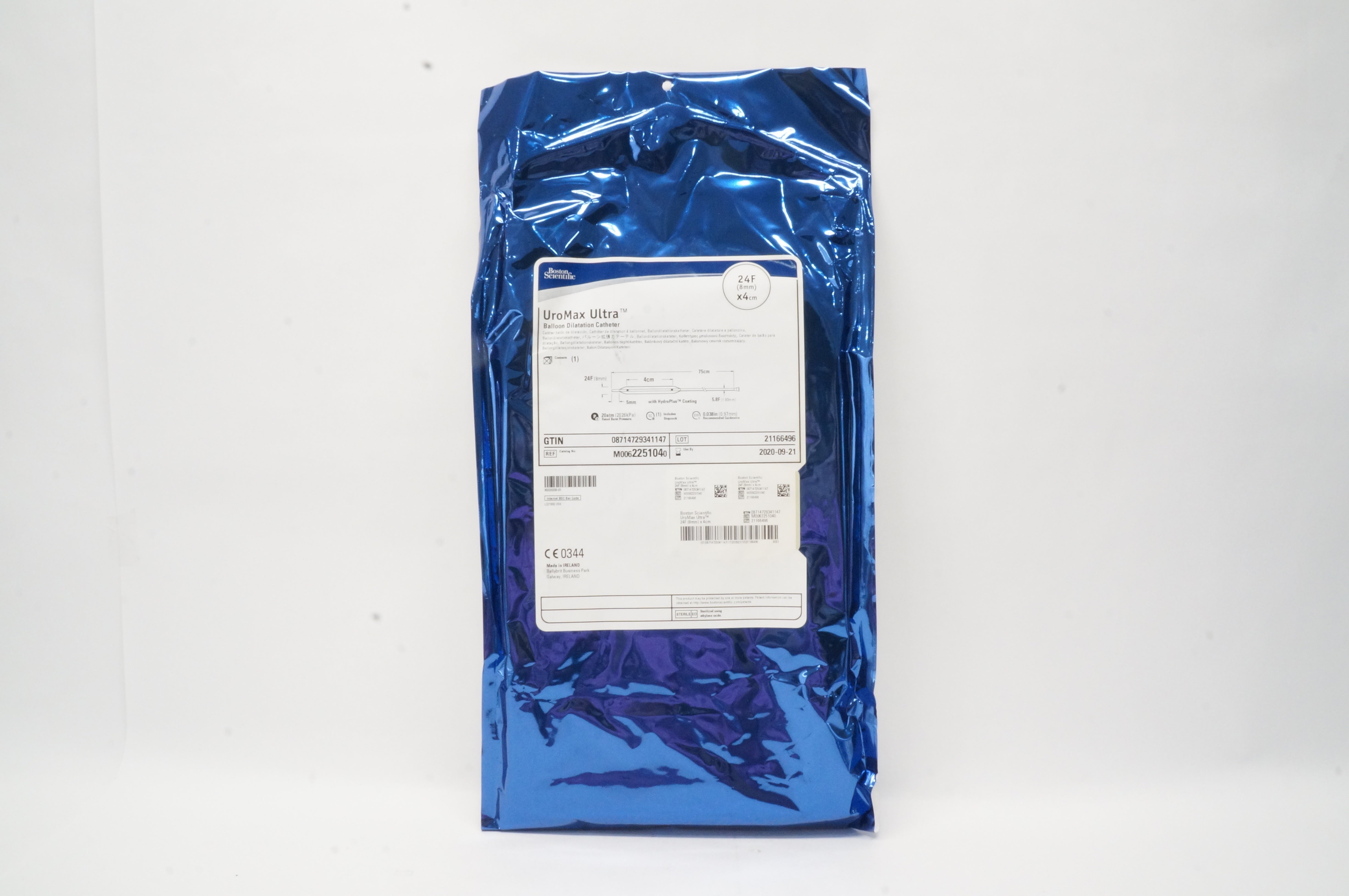 Boston Scientific 225104 UroMax Ultra Balloon Dilatation Cath. 24F x 4cm (x)