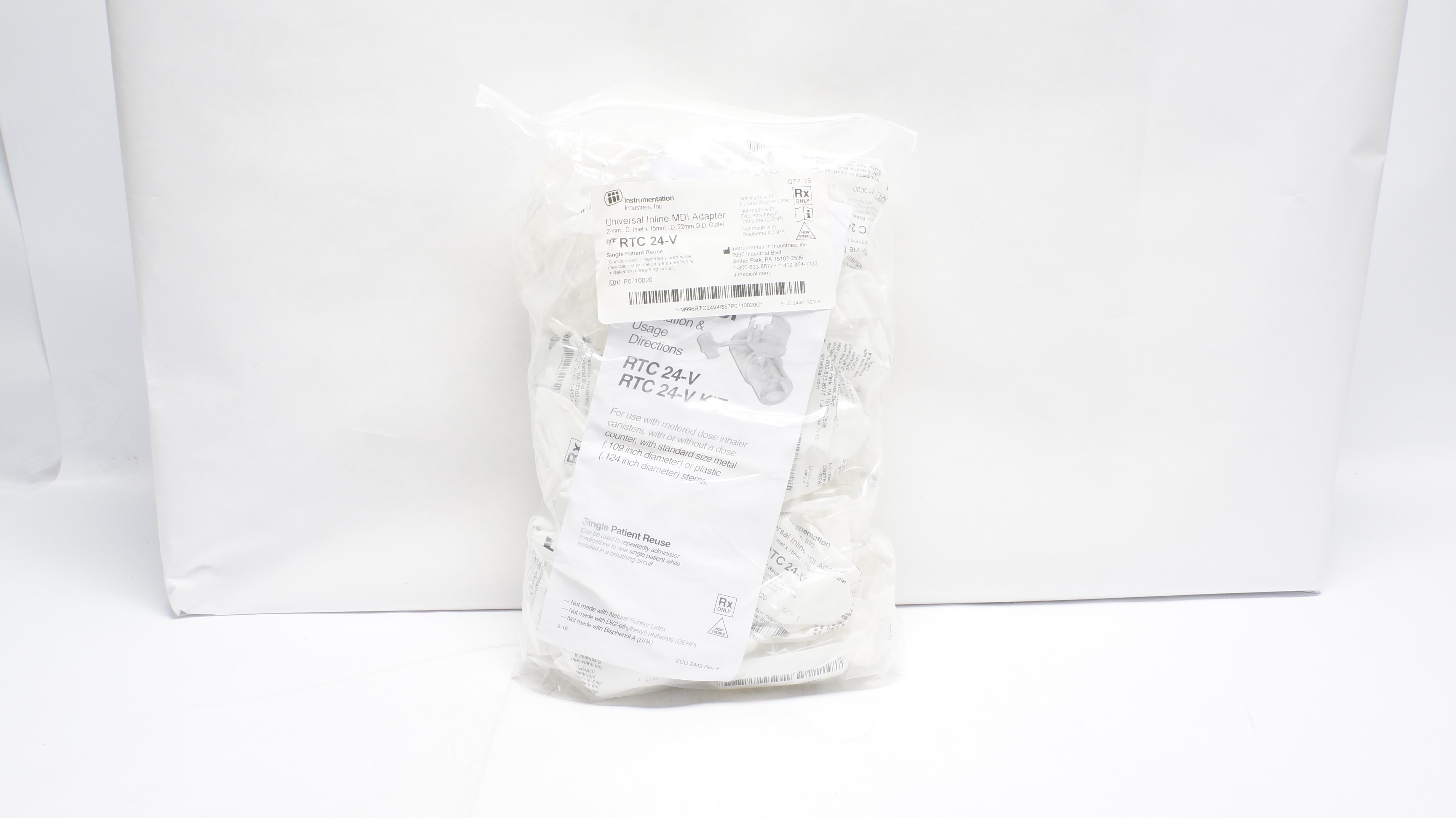 Instrumentation Industries RTC 24-VP Universal Inline MDI Adapter - Pack of 25