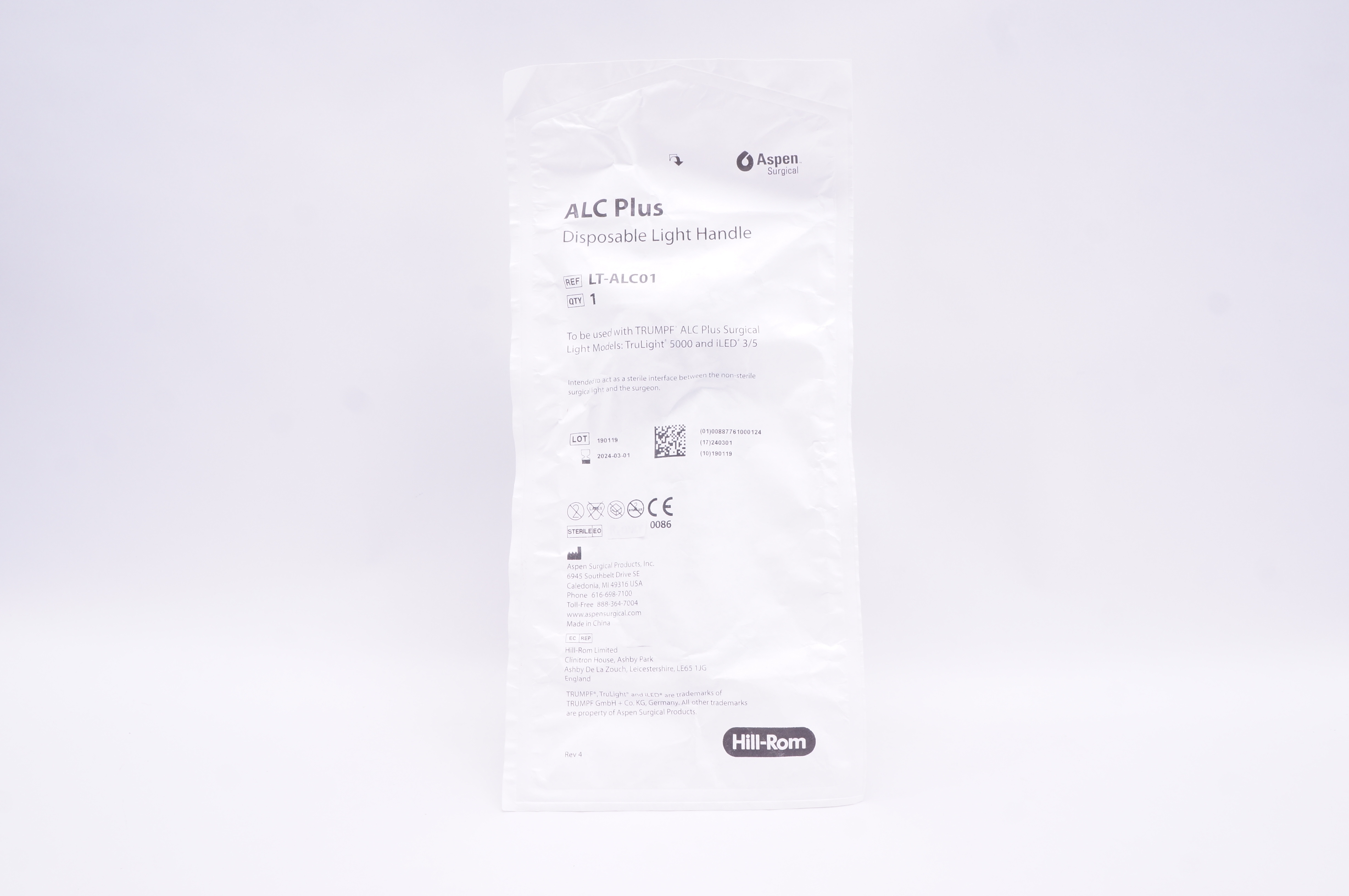 Aspen LT-ALC01 ALC Plus Disposable Light Handle