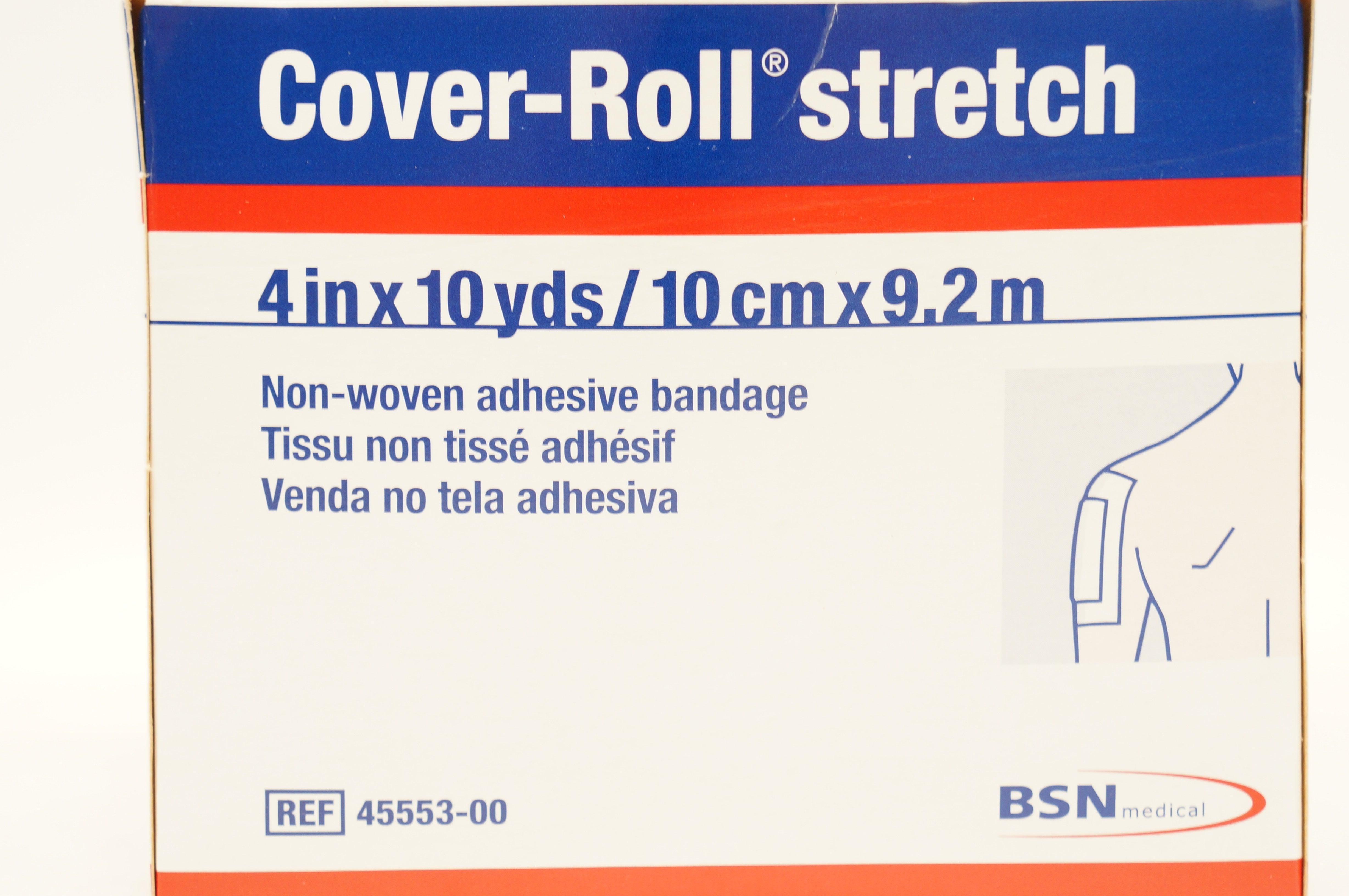 BSN 45553-00 Cover-Roll Stretch Non-Woven Adhesive Bandage 4 inch x 10 yds (x)