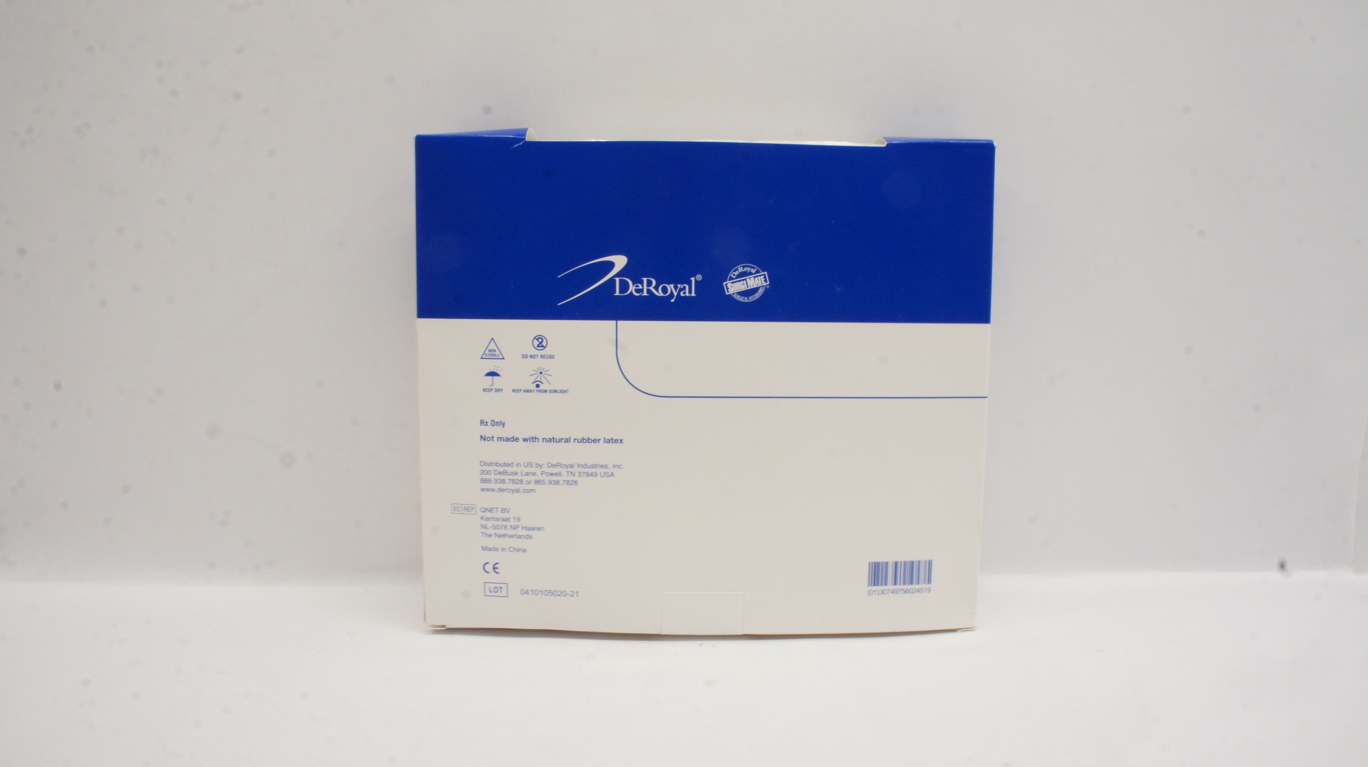 DeRoyal 25500 Sponge Counter Bags, Clear Box of 50