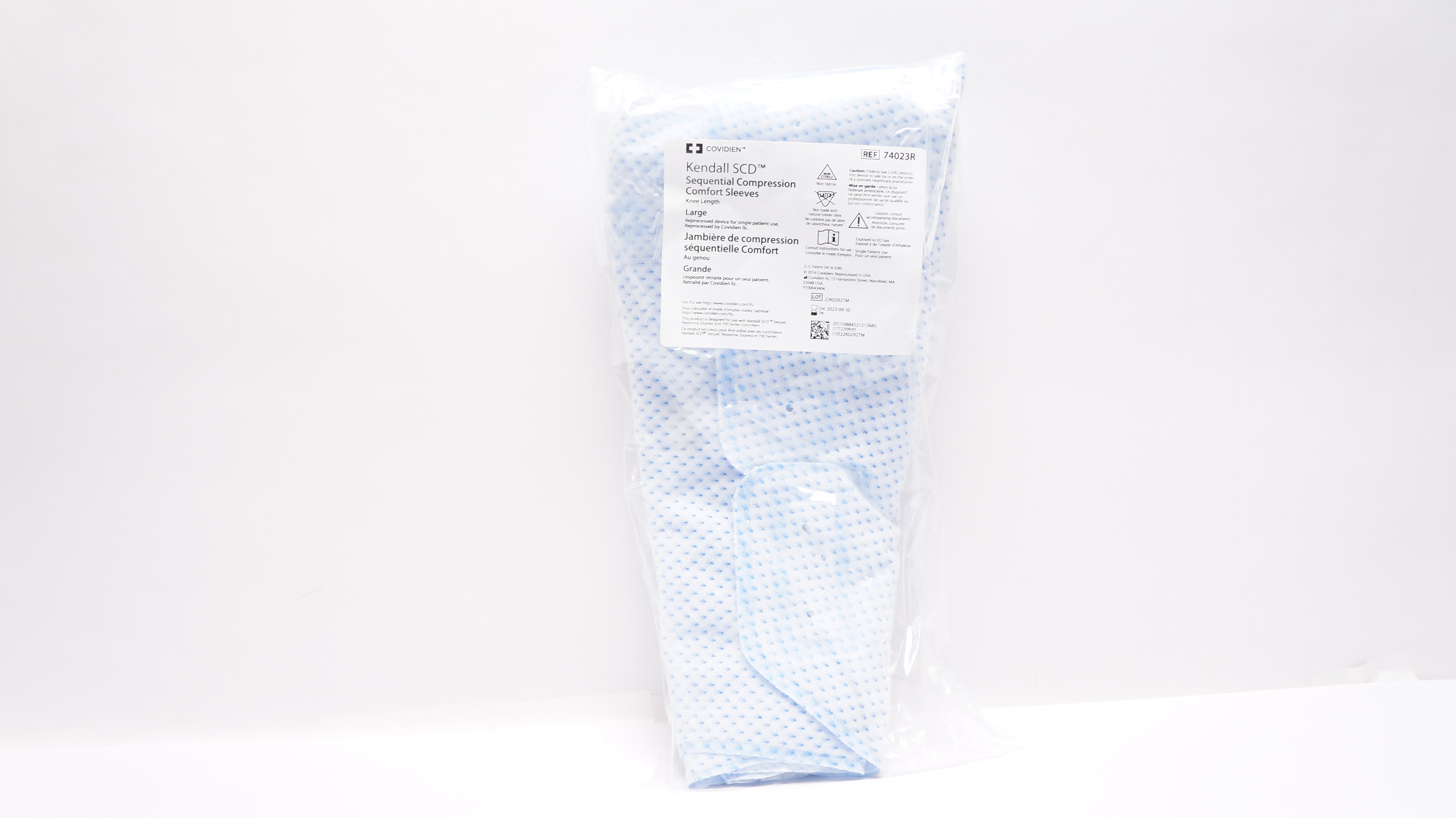 Covidien 74023R Kendall SCD Sequential Compression Comfort Sleeves, Large (x)