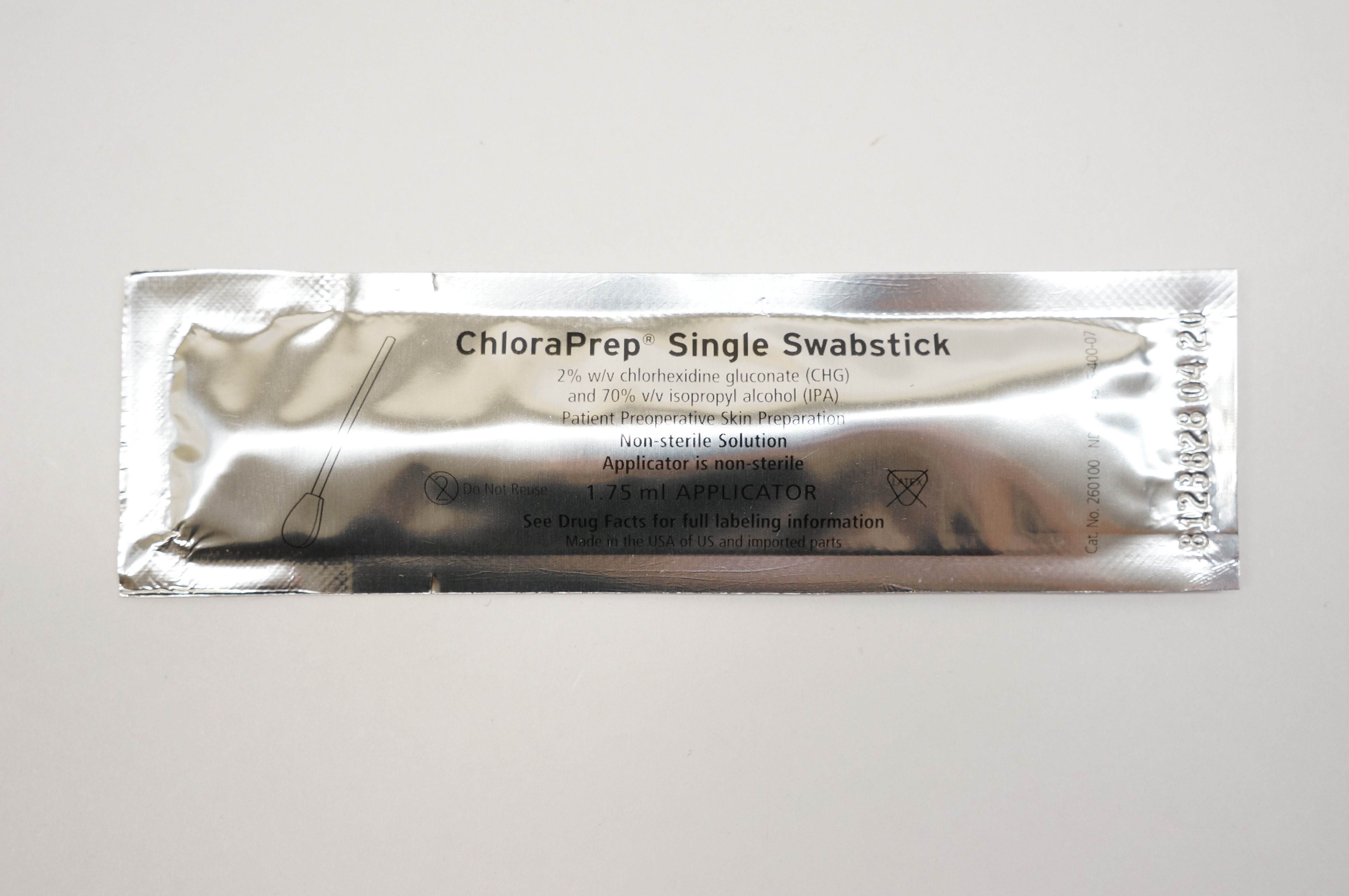 CareFusion 260100 ChloraPrep Single Swabstick 1.75 ml Applicator (x)