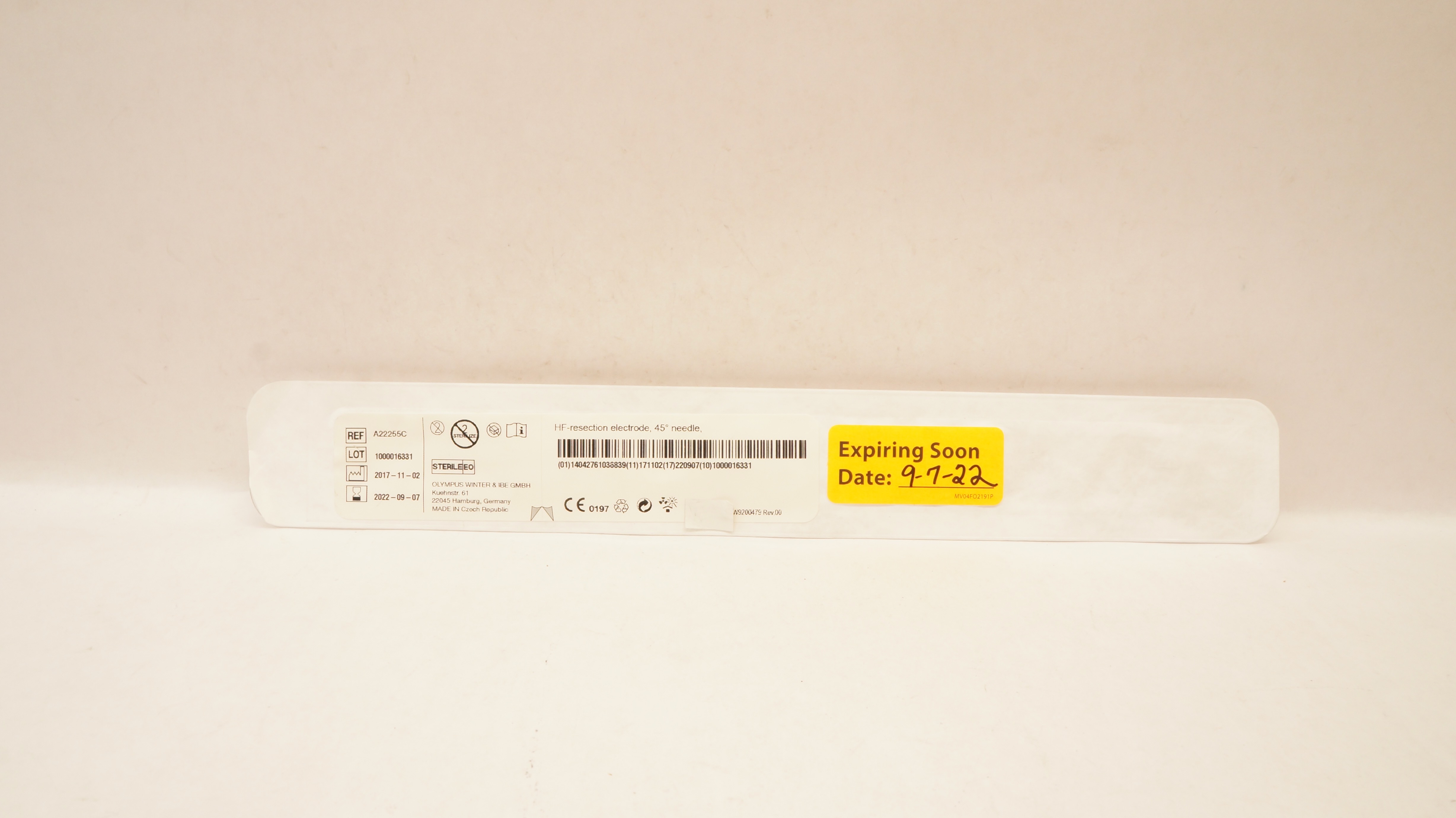 Olympus Winter & IBE A22255C HF Resection Electrode 45degree Needle (x)