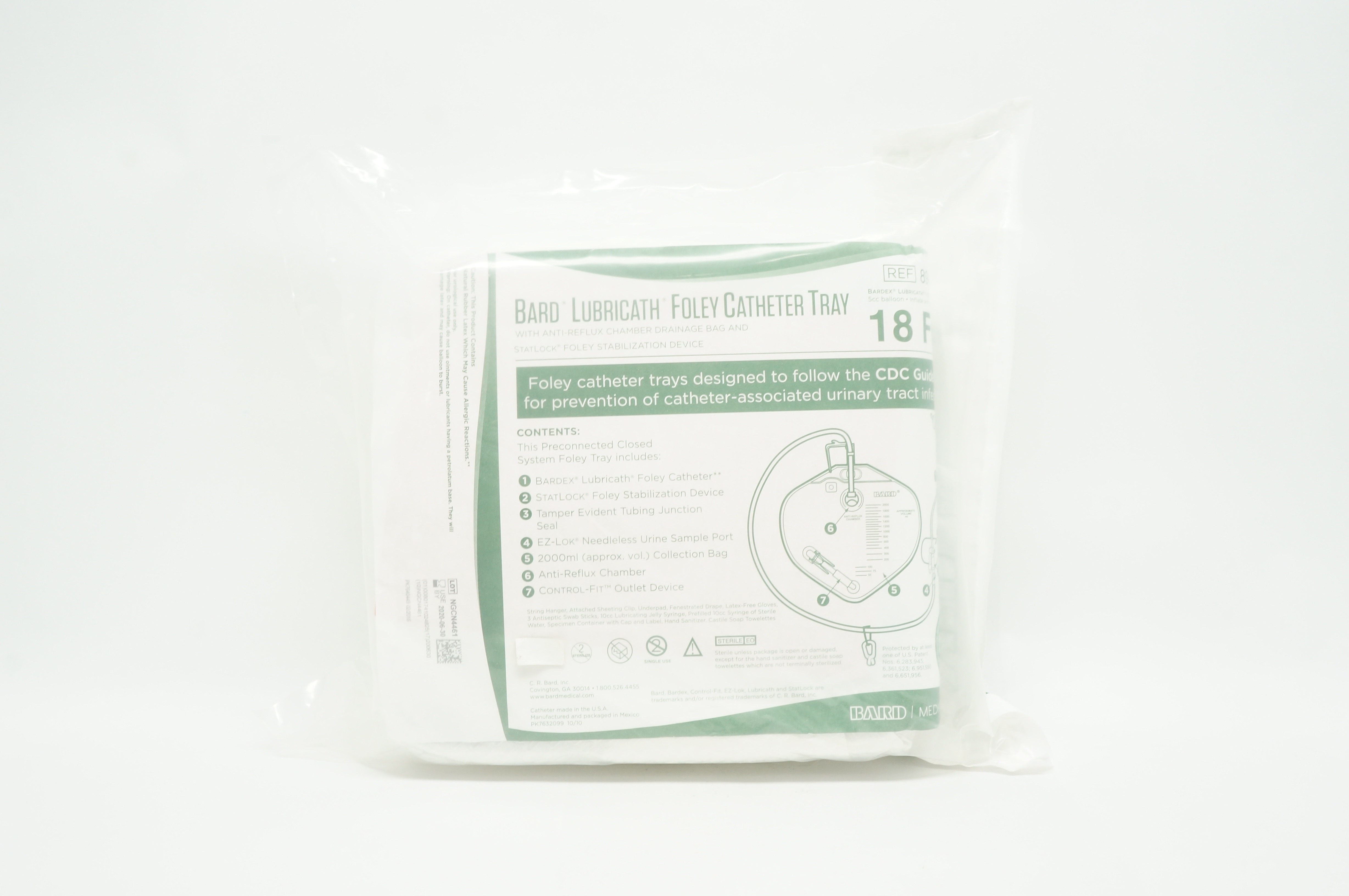 Bard 899918 Lubricath Foley Cath. Tray 18Fr (x)