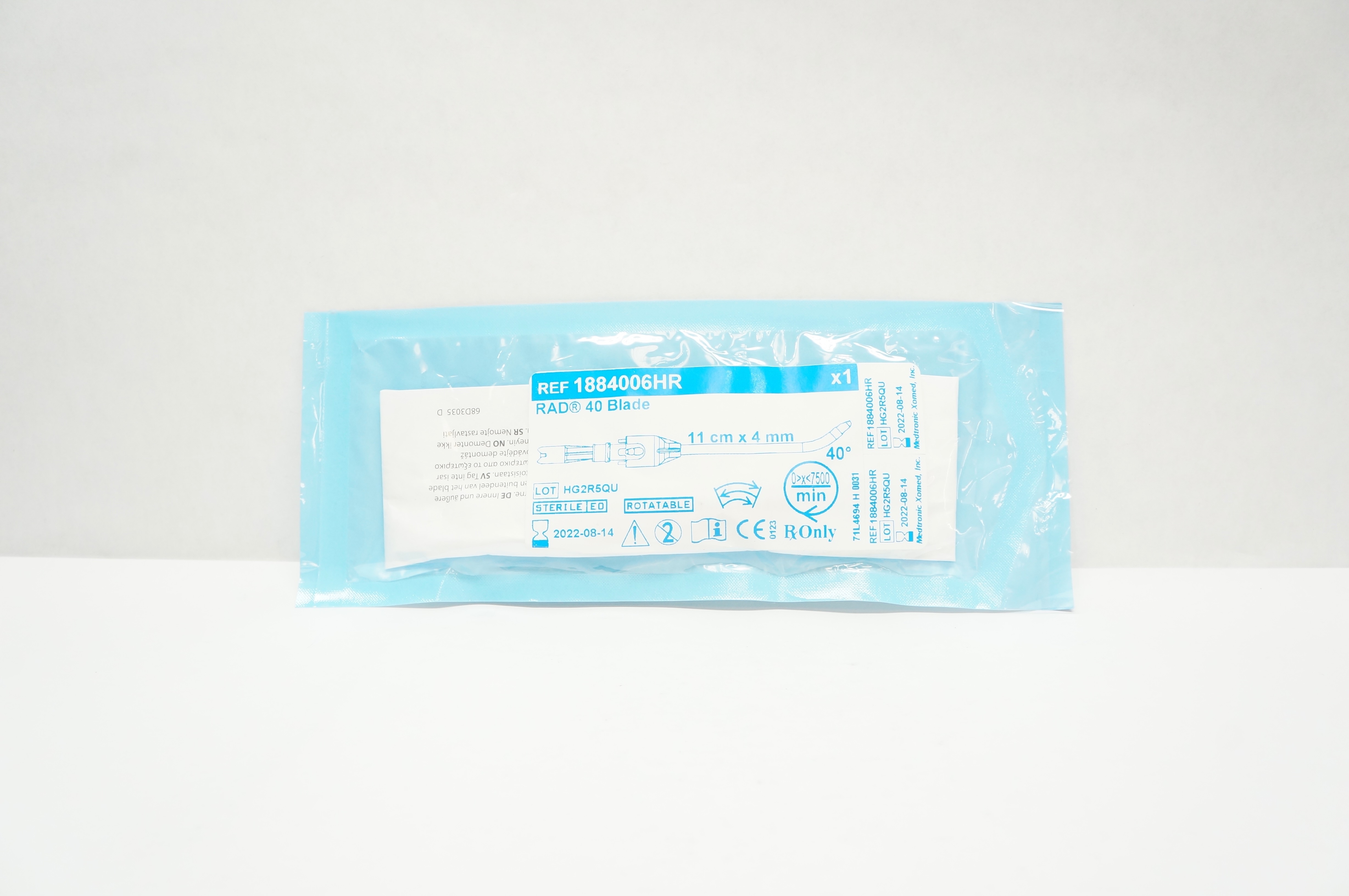 Medtronic 1884006HR RAD 40 Blade 11cm x 4mm 40 Degree (x)