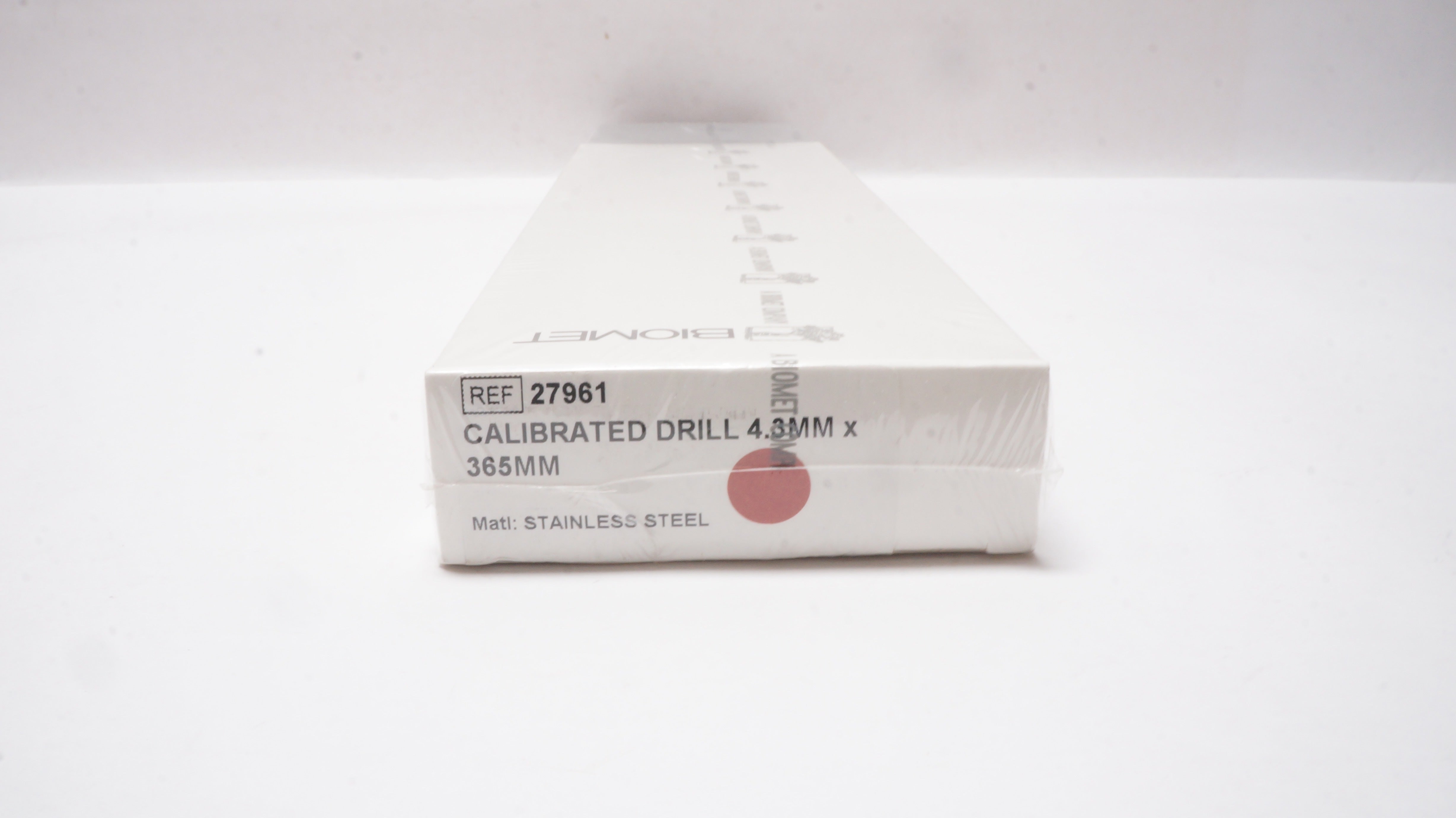 Biomet 27961 Stainless Steel Calibrated Drill 4.3mmx 365mm