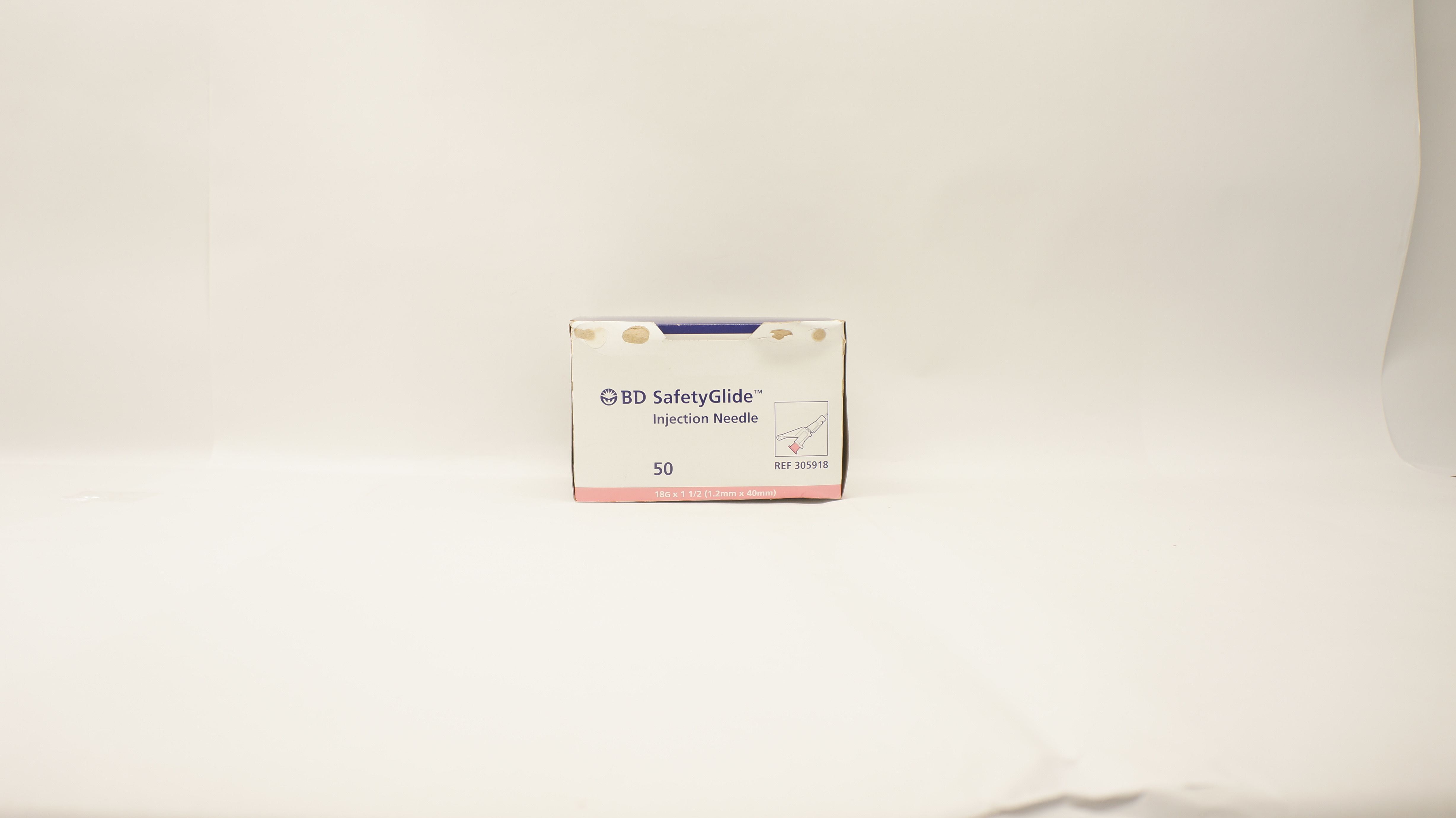 BD 305918 SafetyGlide Injection Ndle. 18G x 1-1/2inch (x)