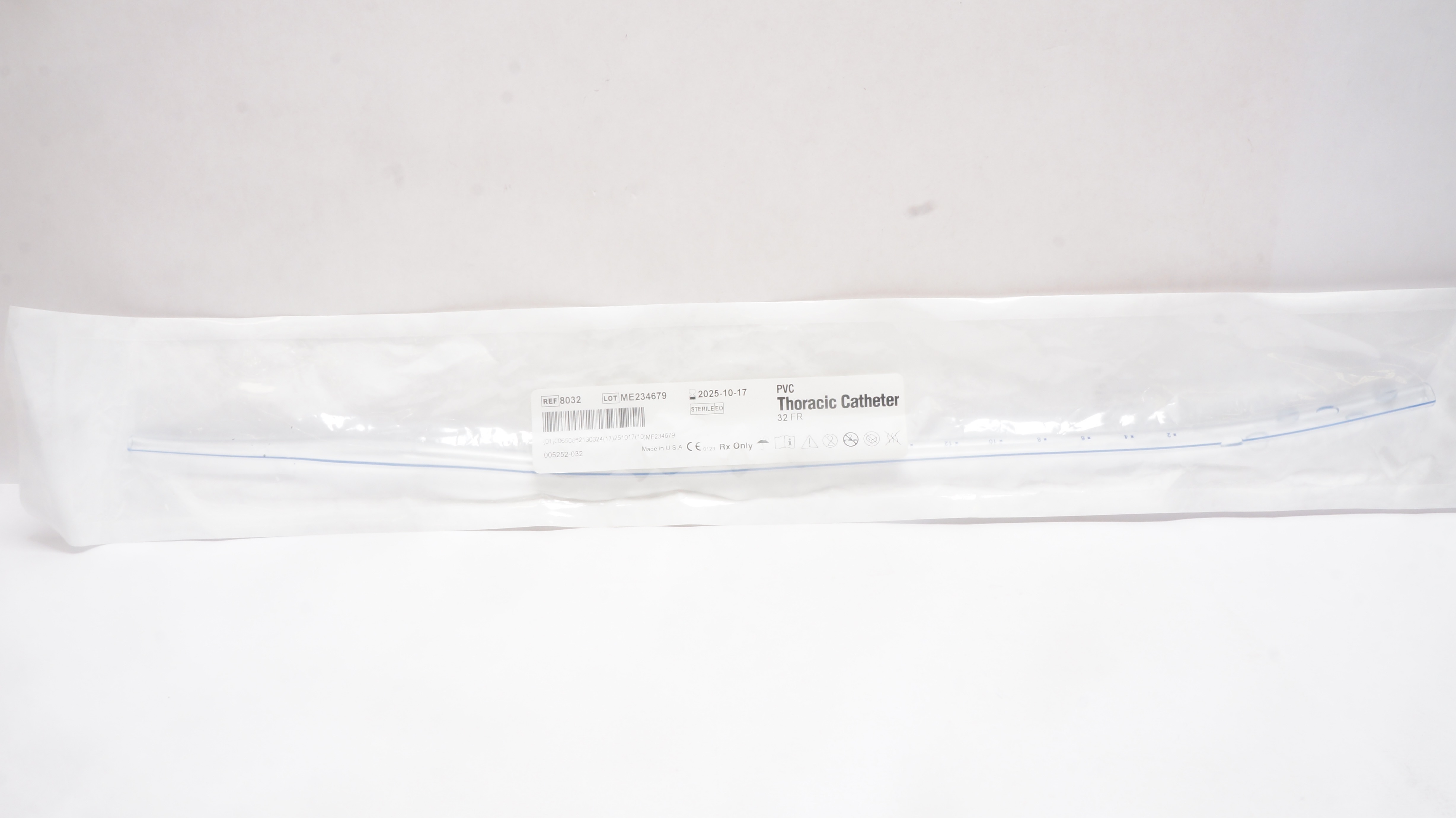 Atrium 8032 PVC Thoracic Cath. 32 Fr