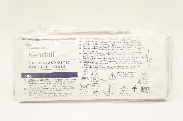 Covidien 31447793 Kendall CA610 Diagnostic Tab Electrodes - Box of 1000