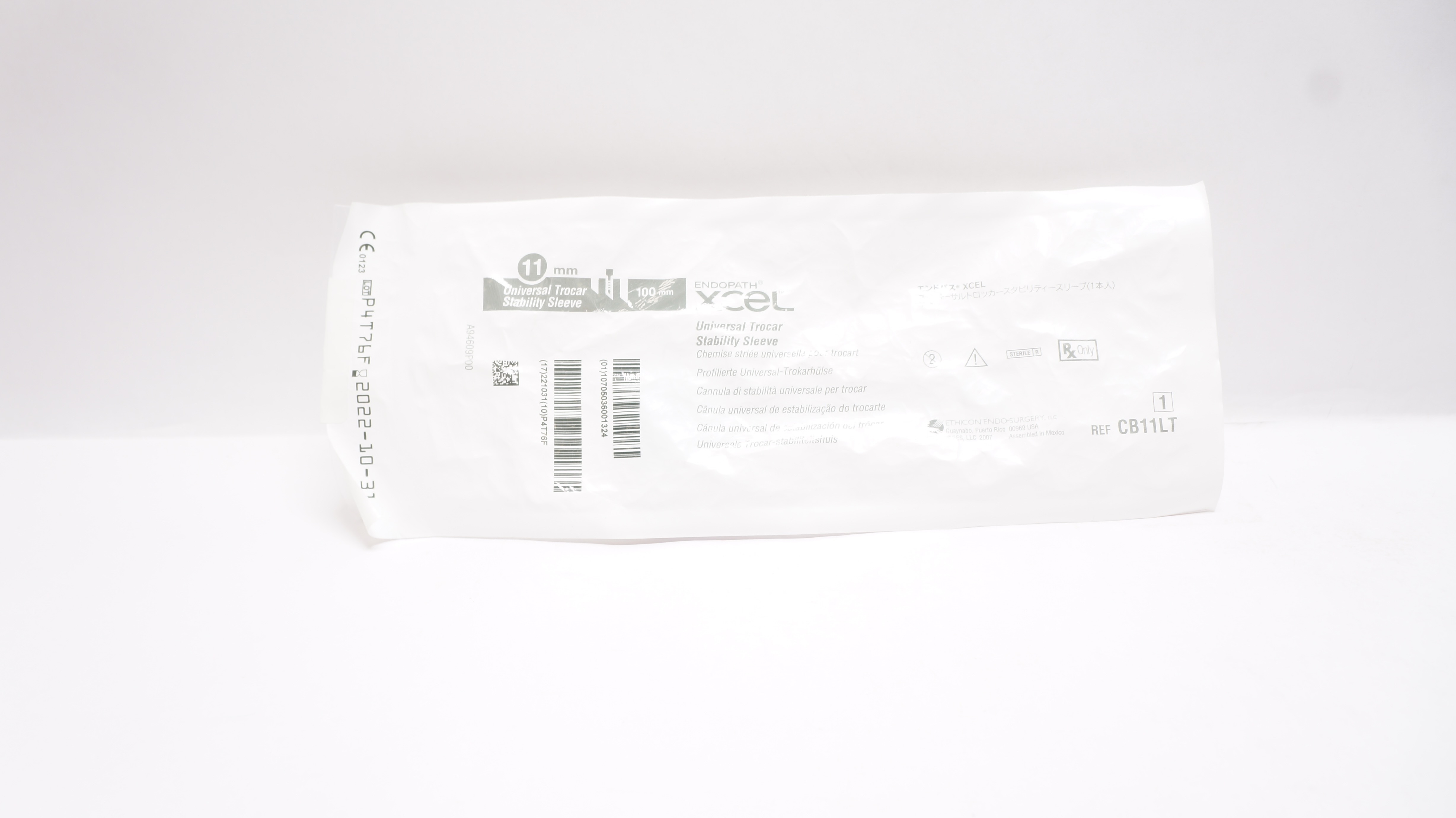 Ethicon CB11LT Endopath XCEL Universal Trocar Stability Sleeve 11mm x 100mm (x)