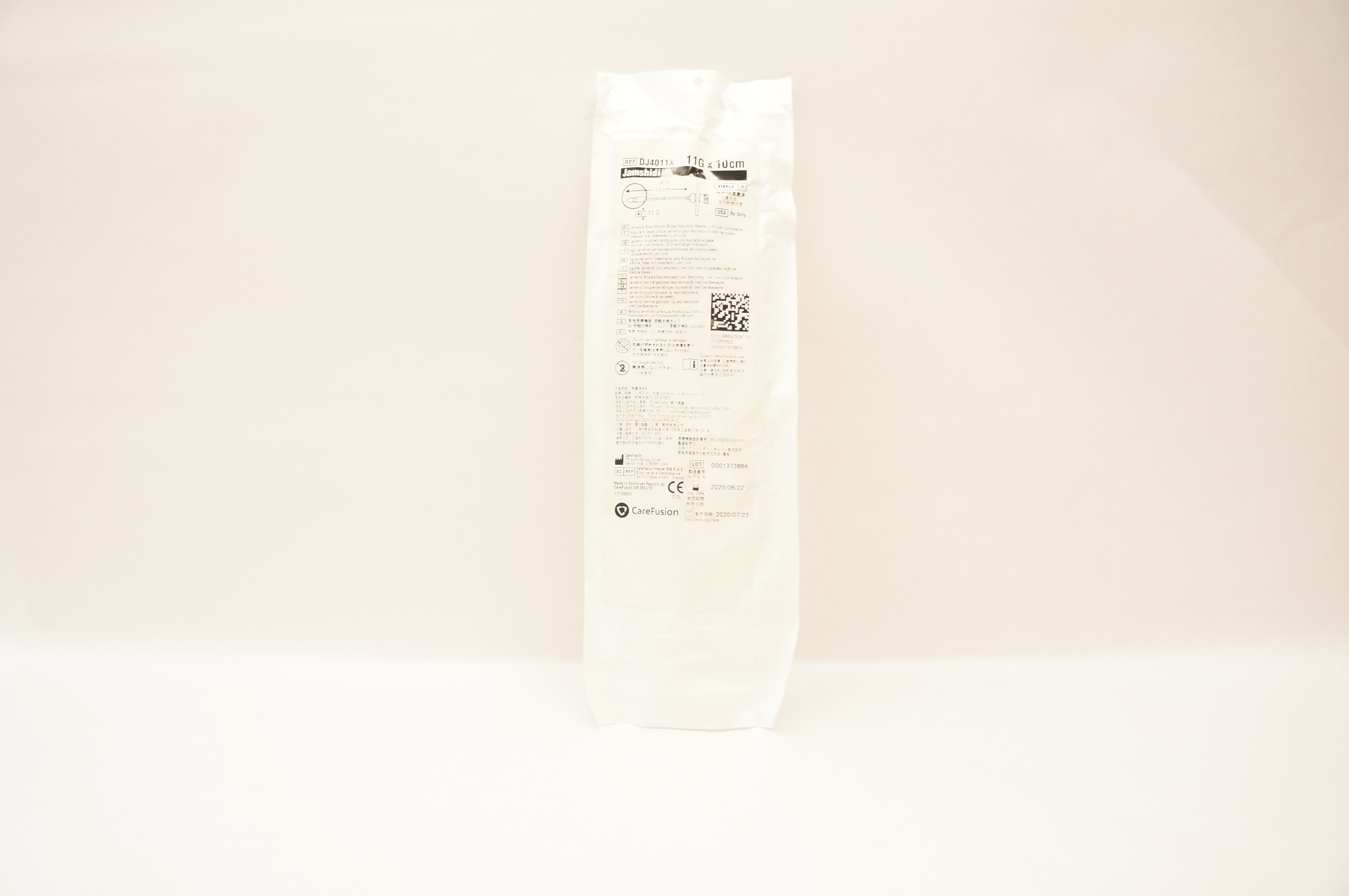 CareFusion DJ4011X Jamshidi Bone Marrow Biopsy/Aspiration Ndle. 11G x 10cm