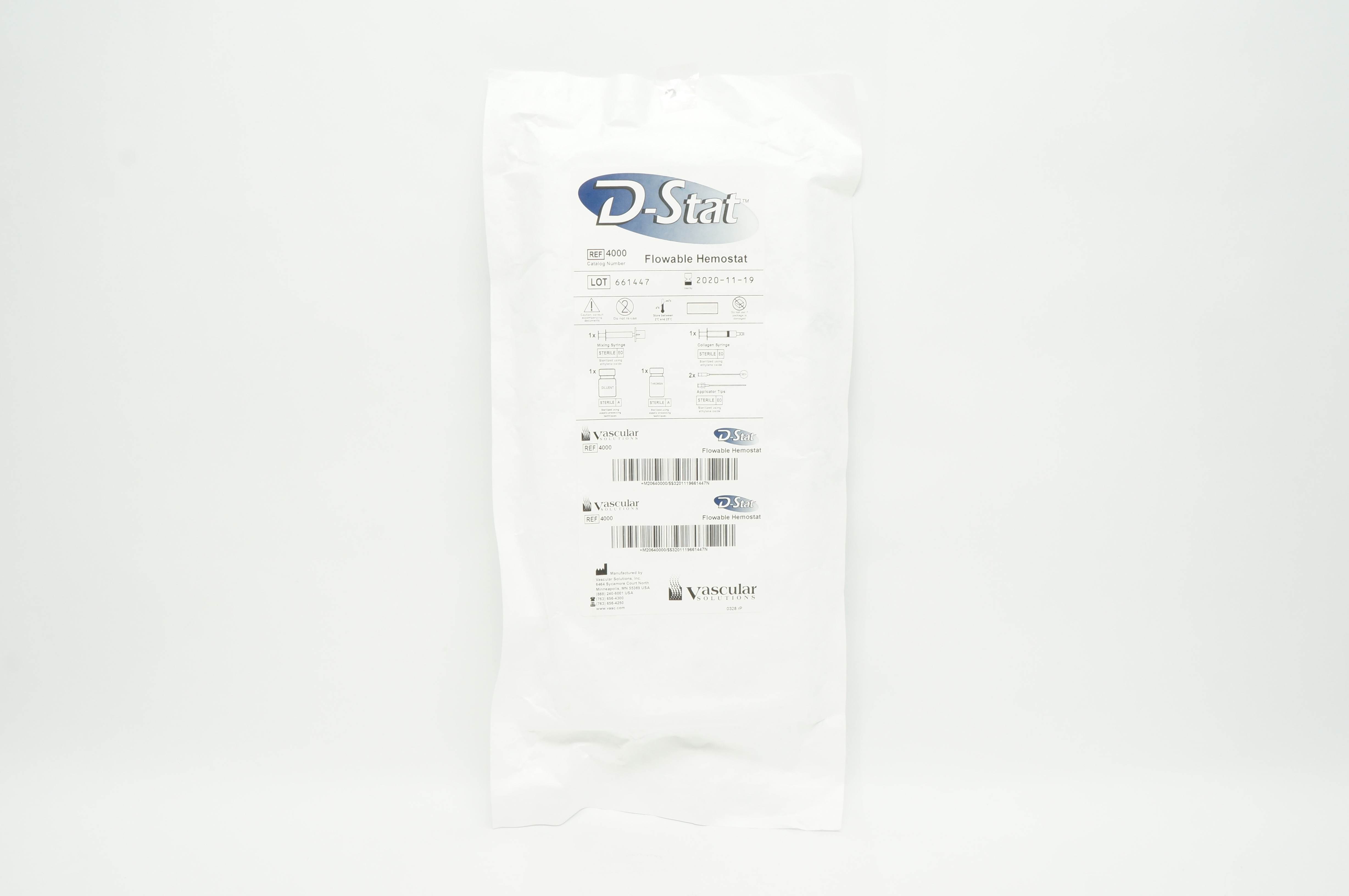 Vascular Solutions 4000 D-Stat Flowable Hemostat (x)