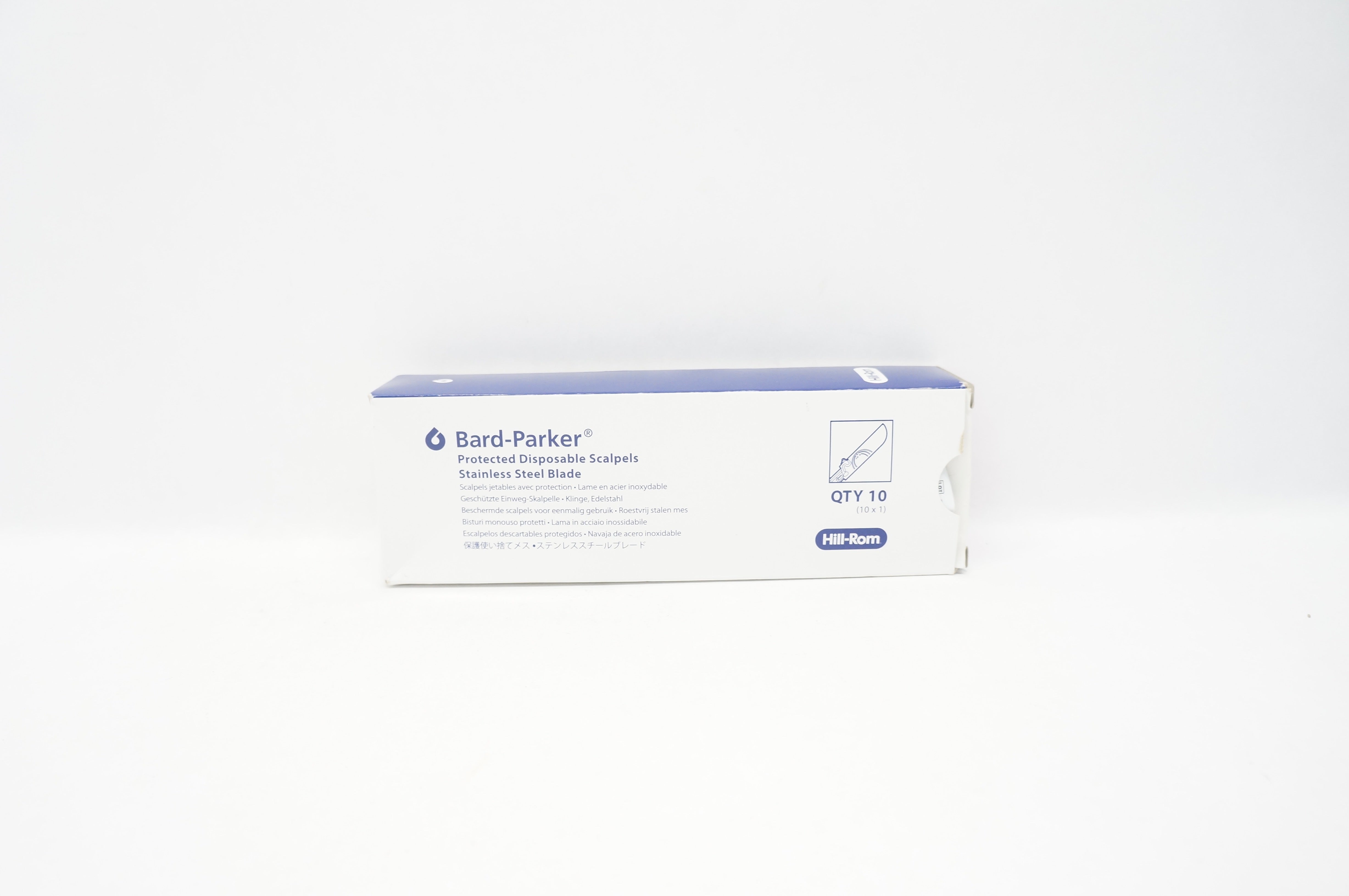 Aspen 372615 Bard-Parker Protected Scalpels Stain Steel Blade #15 (x) - Box of 10