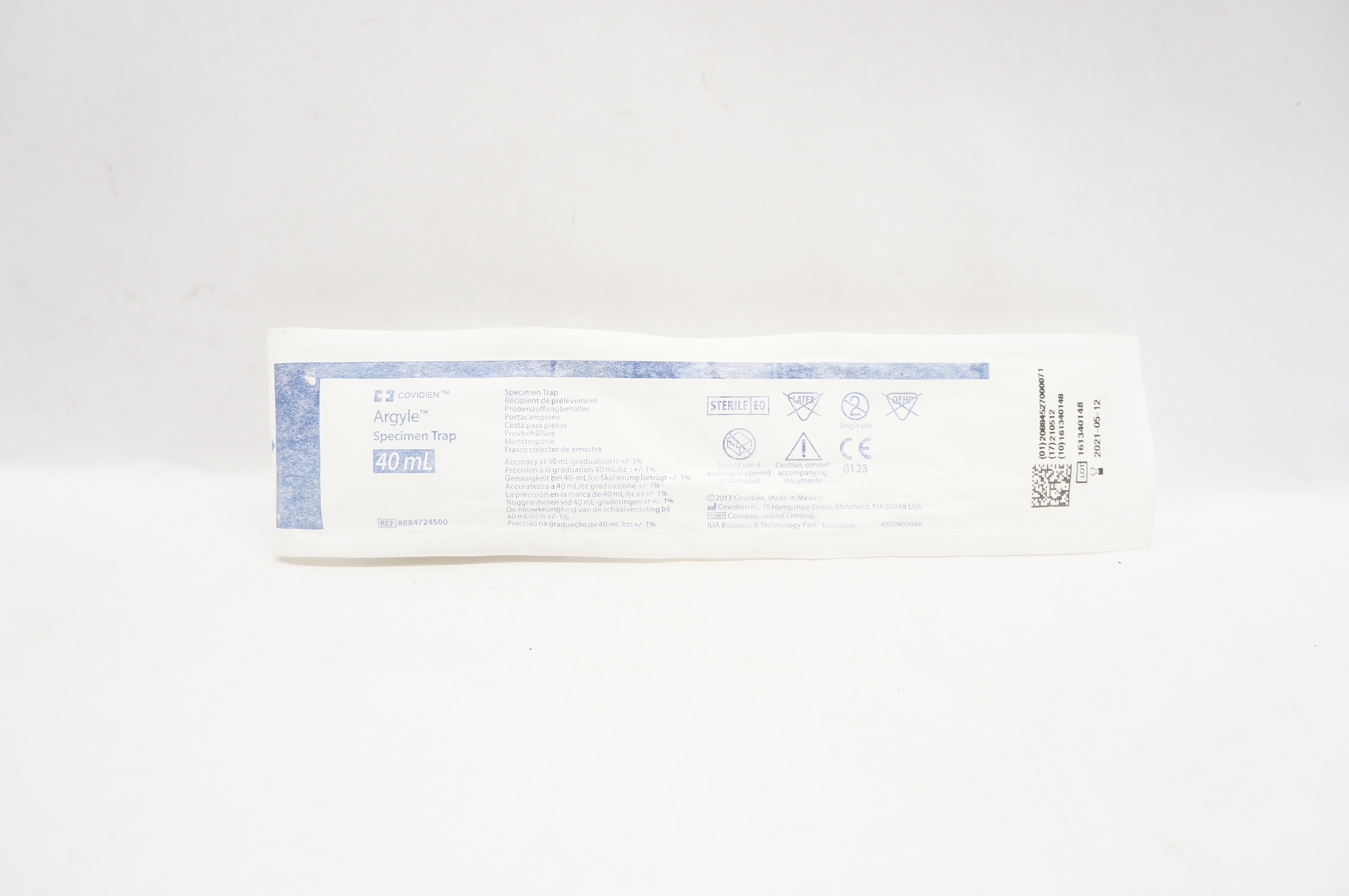 Covidien 8884724500 Argyle Specimen Trap 40mL (x)