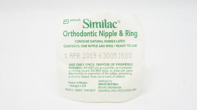 Abbott 50512 Similac Orthodontic Nipple & Ring