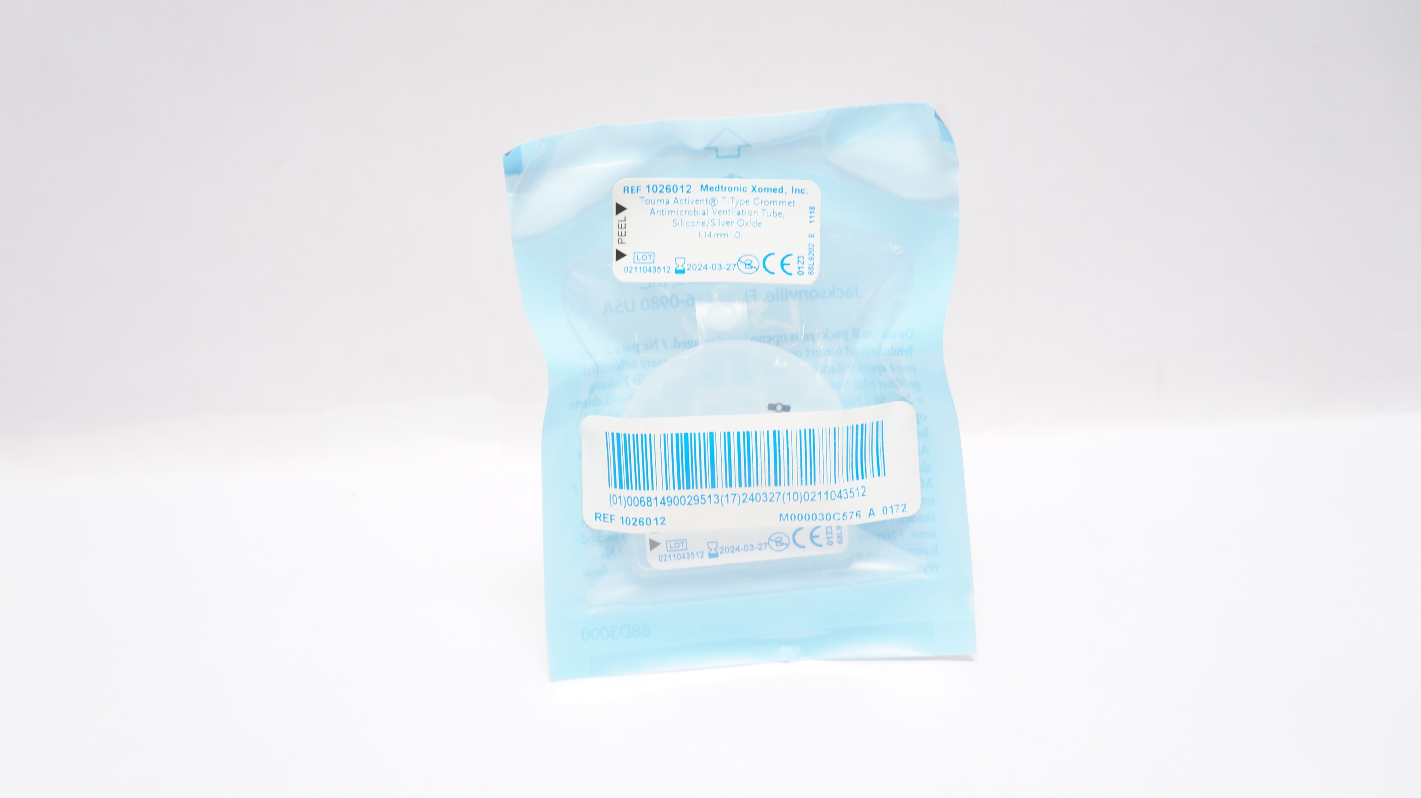 Medtronic 1026012 Touma Activent T-Type Crommet 1.14mm
