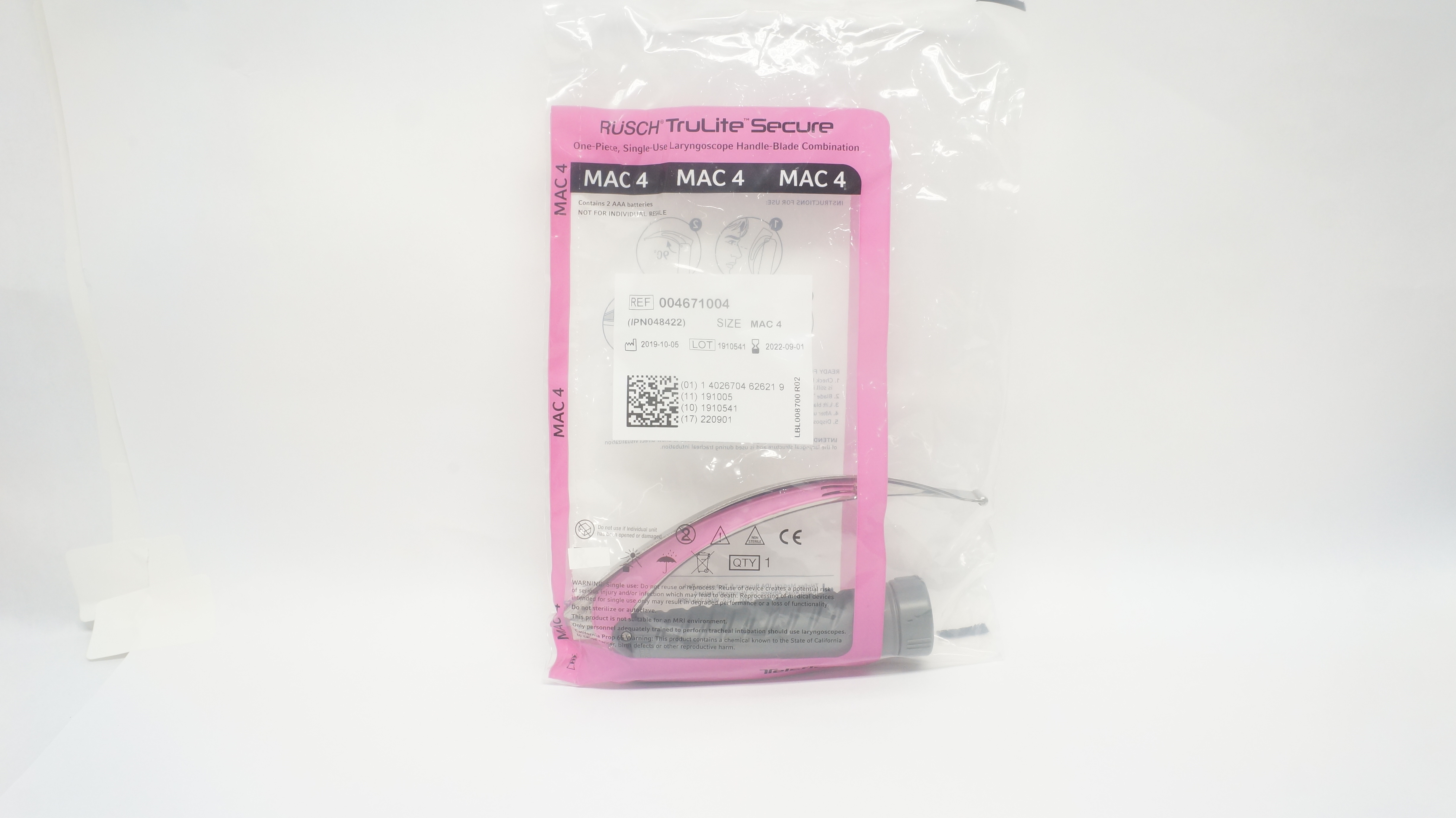 Teleflex 004671004 TruLite Secure Laryngoscope Handle-Blade Combination ...