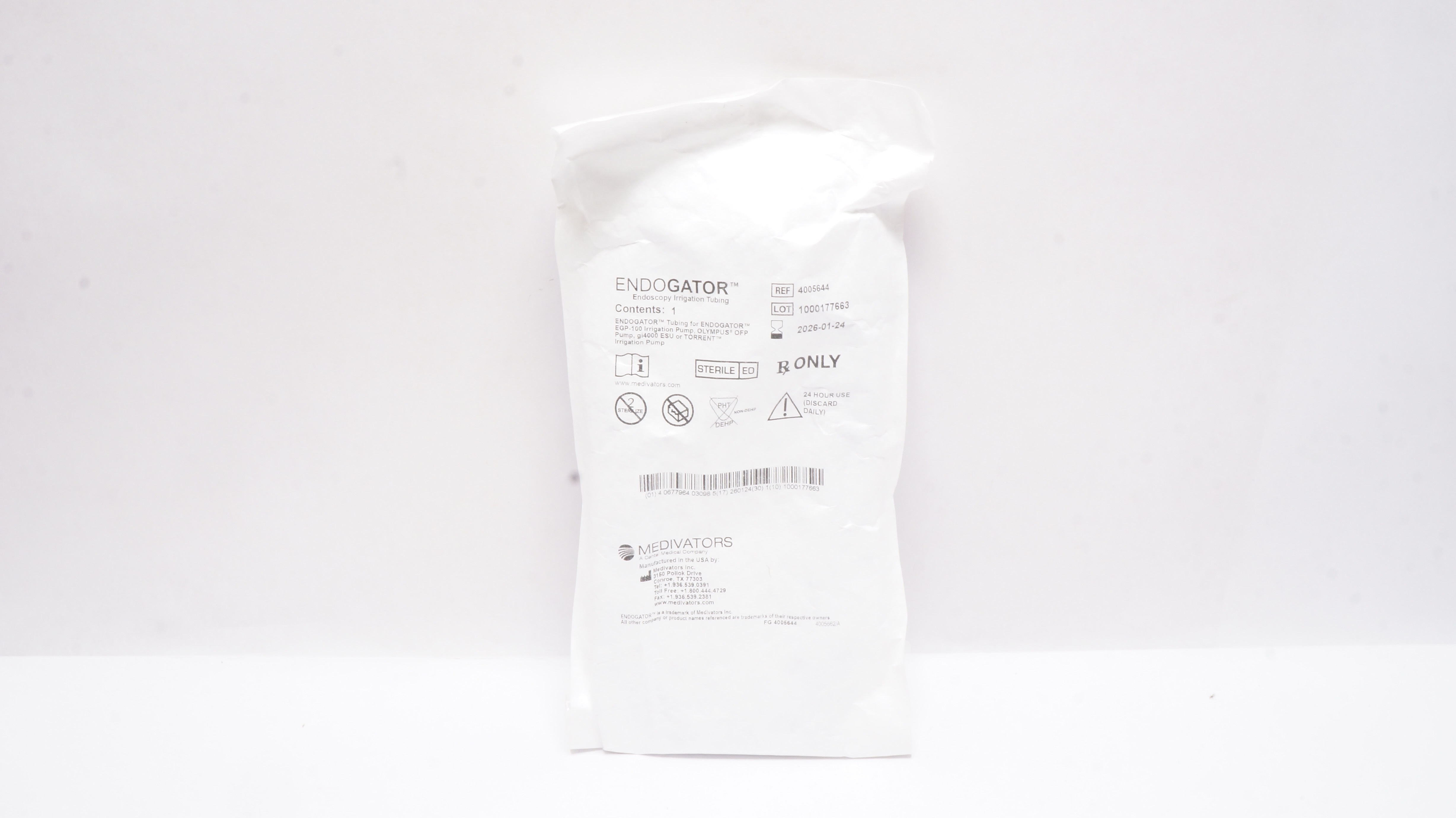 Medivators 4005644 EndoGator Endoscopy Irrigation Tubing