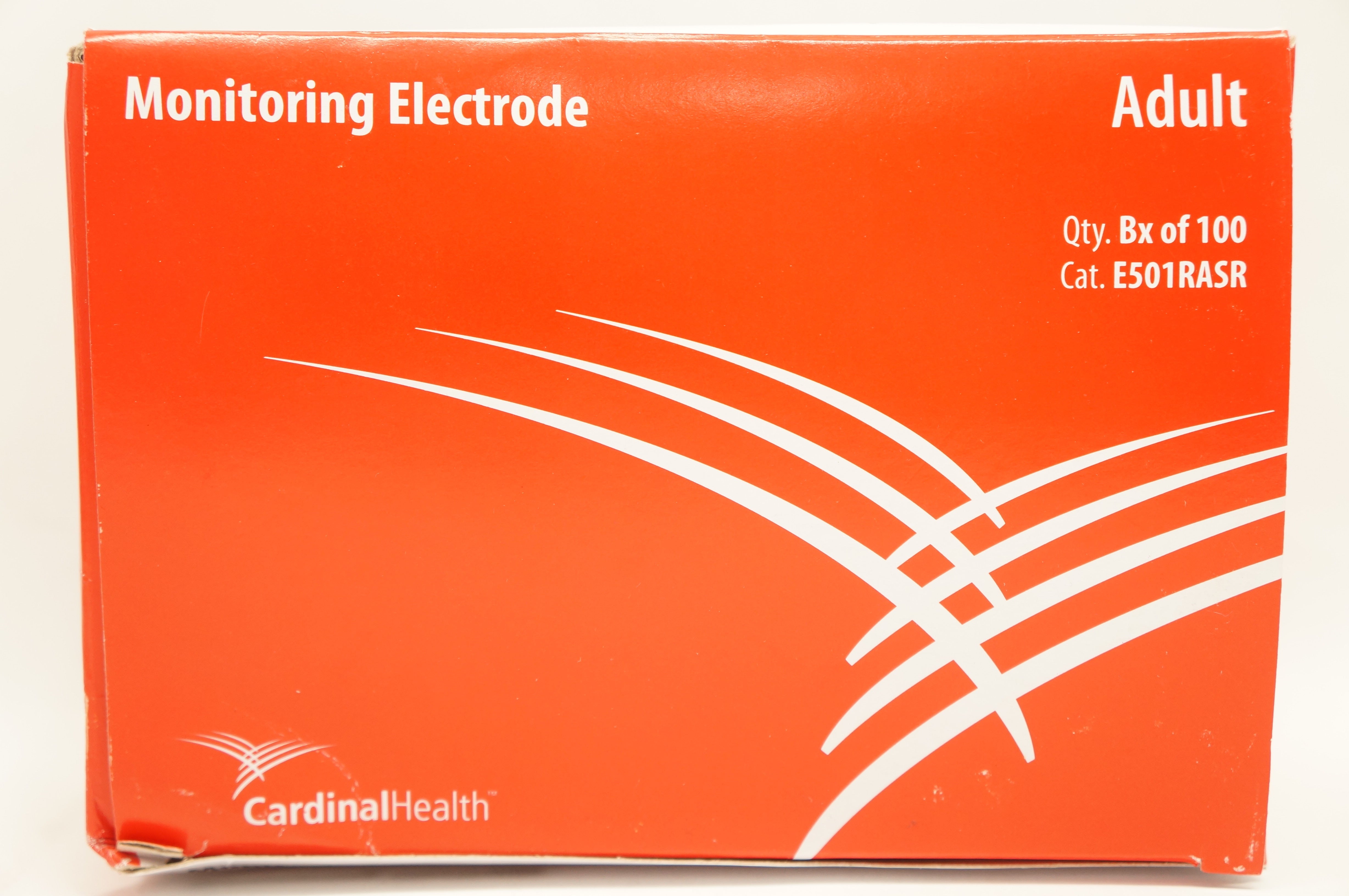 Cardinal Health E501RASR Monitoring Electrode RT Snap Repositionable -Box of 100