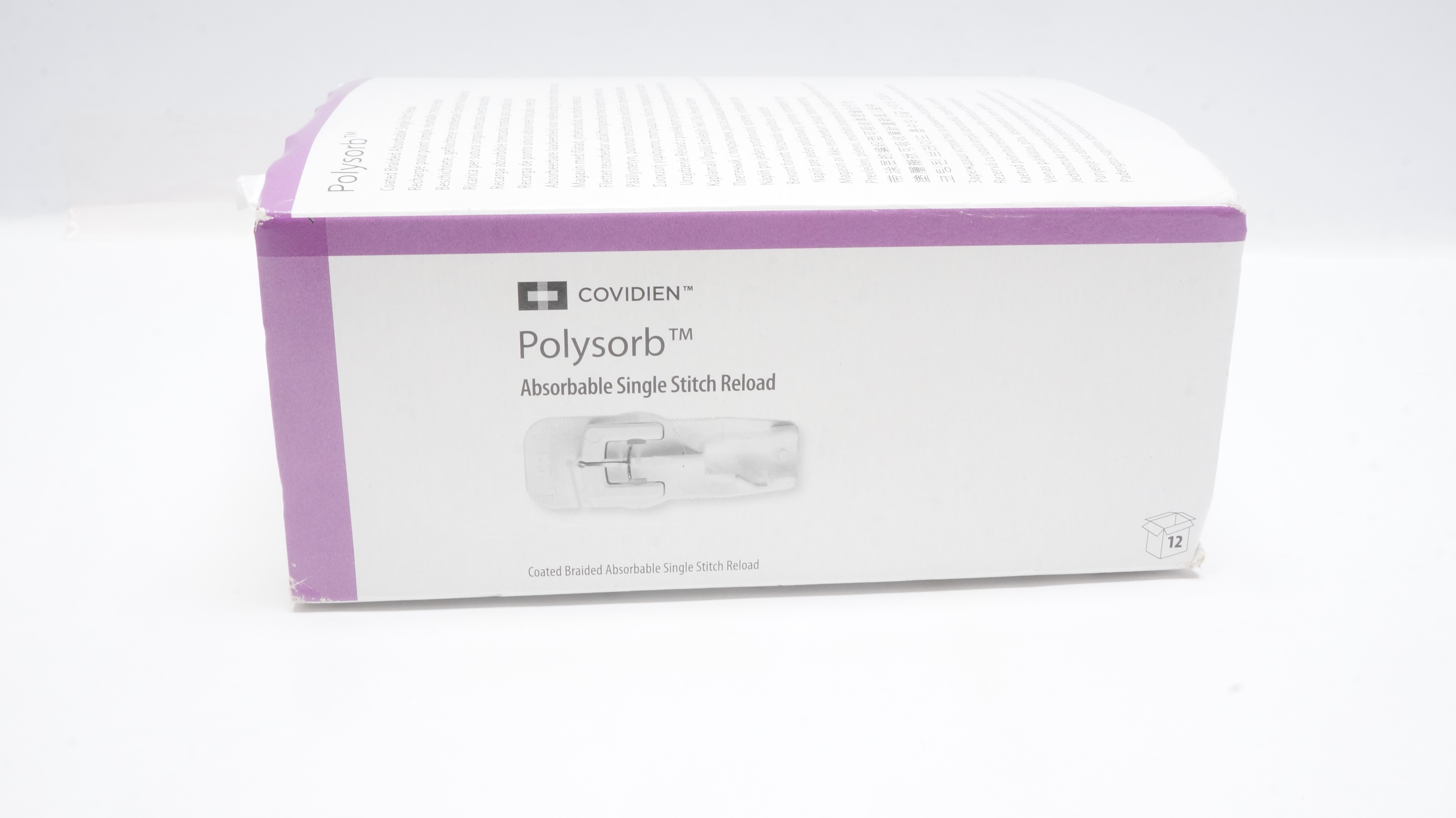 Covidien 170053 2-0 Polysorb Stitch Reload ES-9 Taper 9mm 48inch (x) - Box of 12
