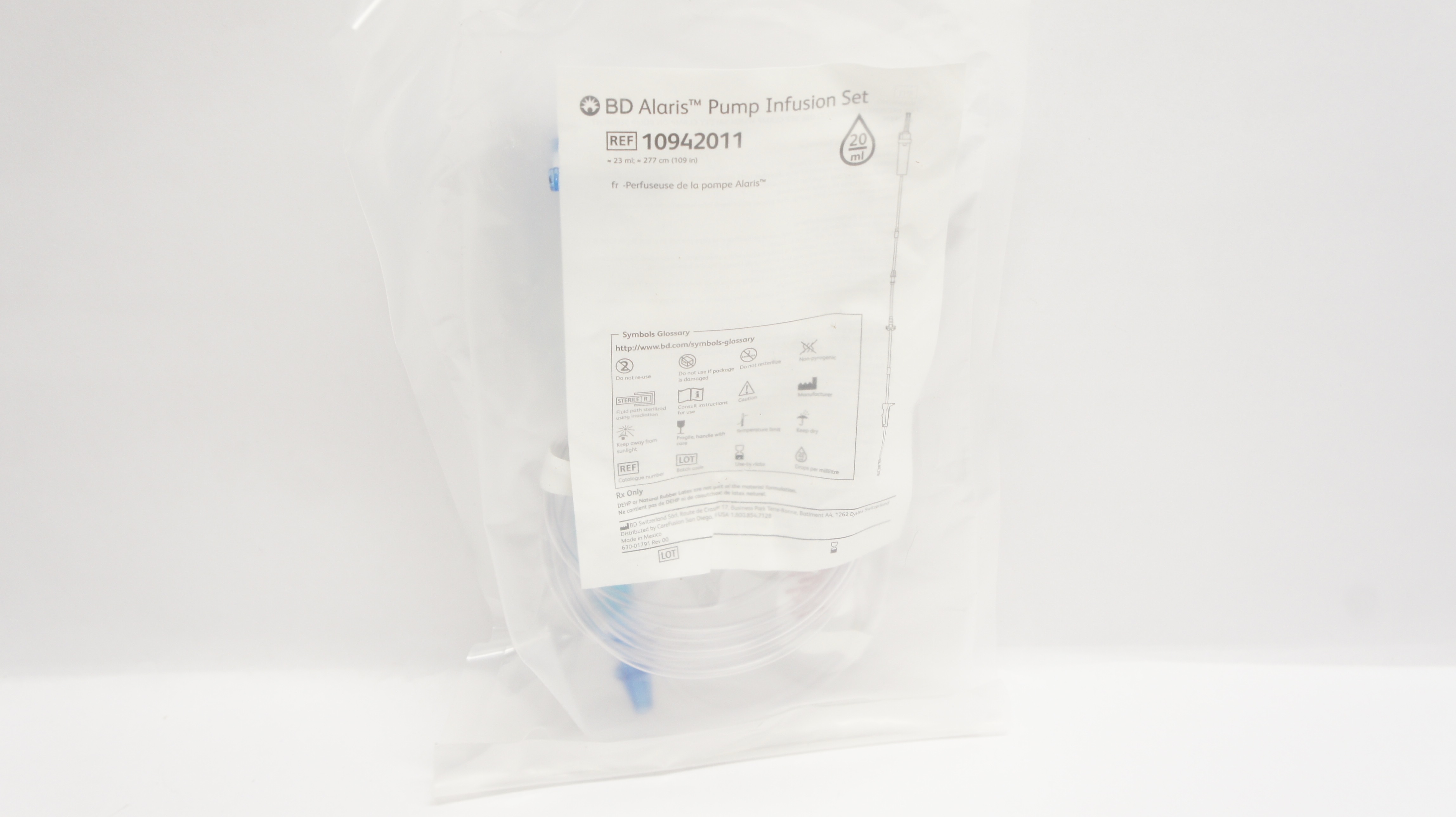 BD 10942011 Alaris Pump Infusion Set 23ml 109inch