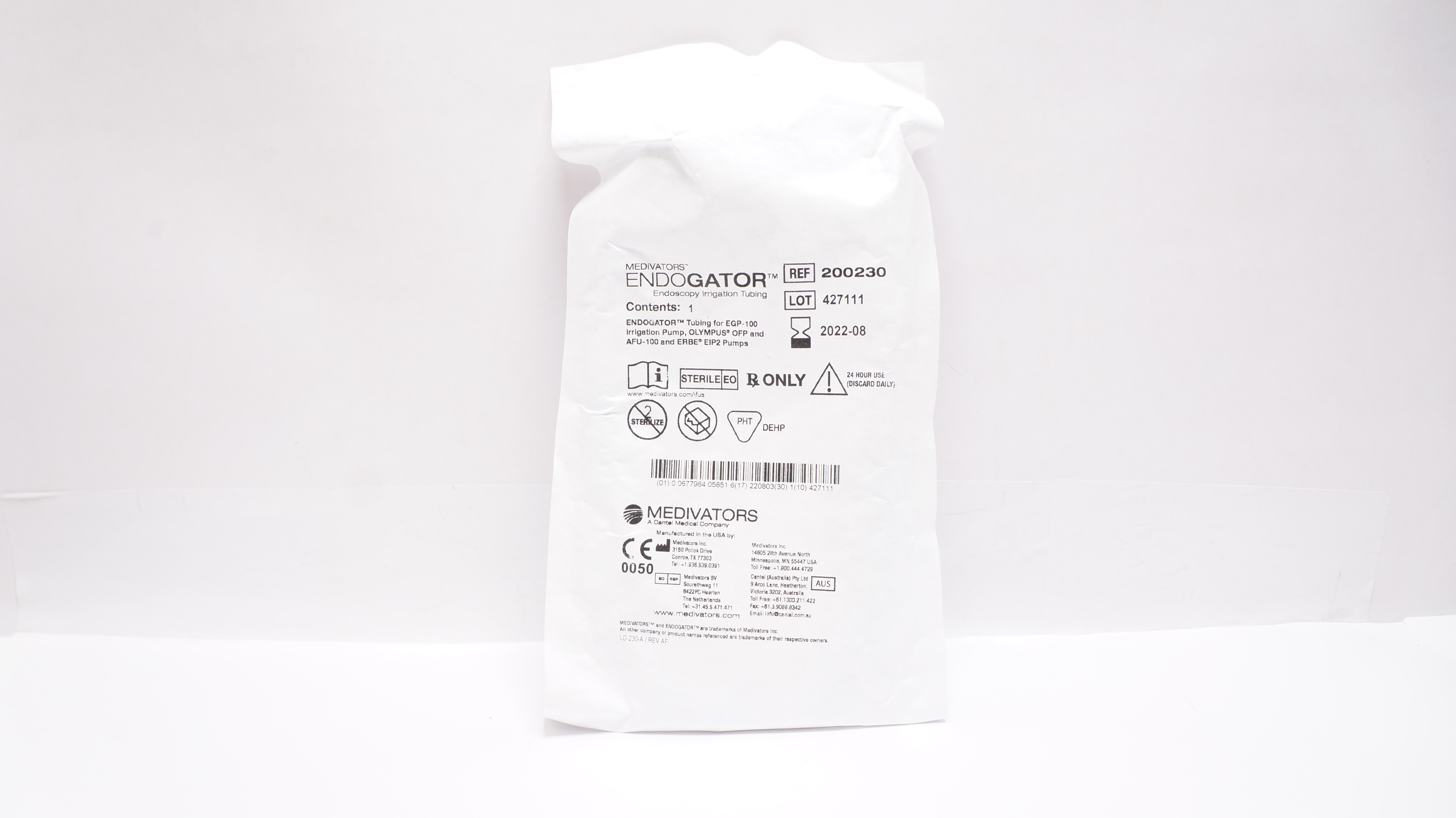 Medivators 200230 Endogator Endoscopy Irrigation Tubing (x)