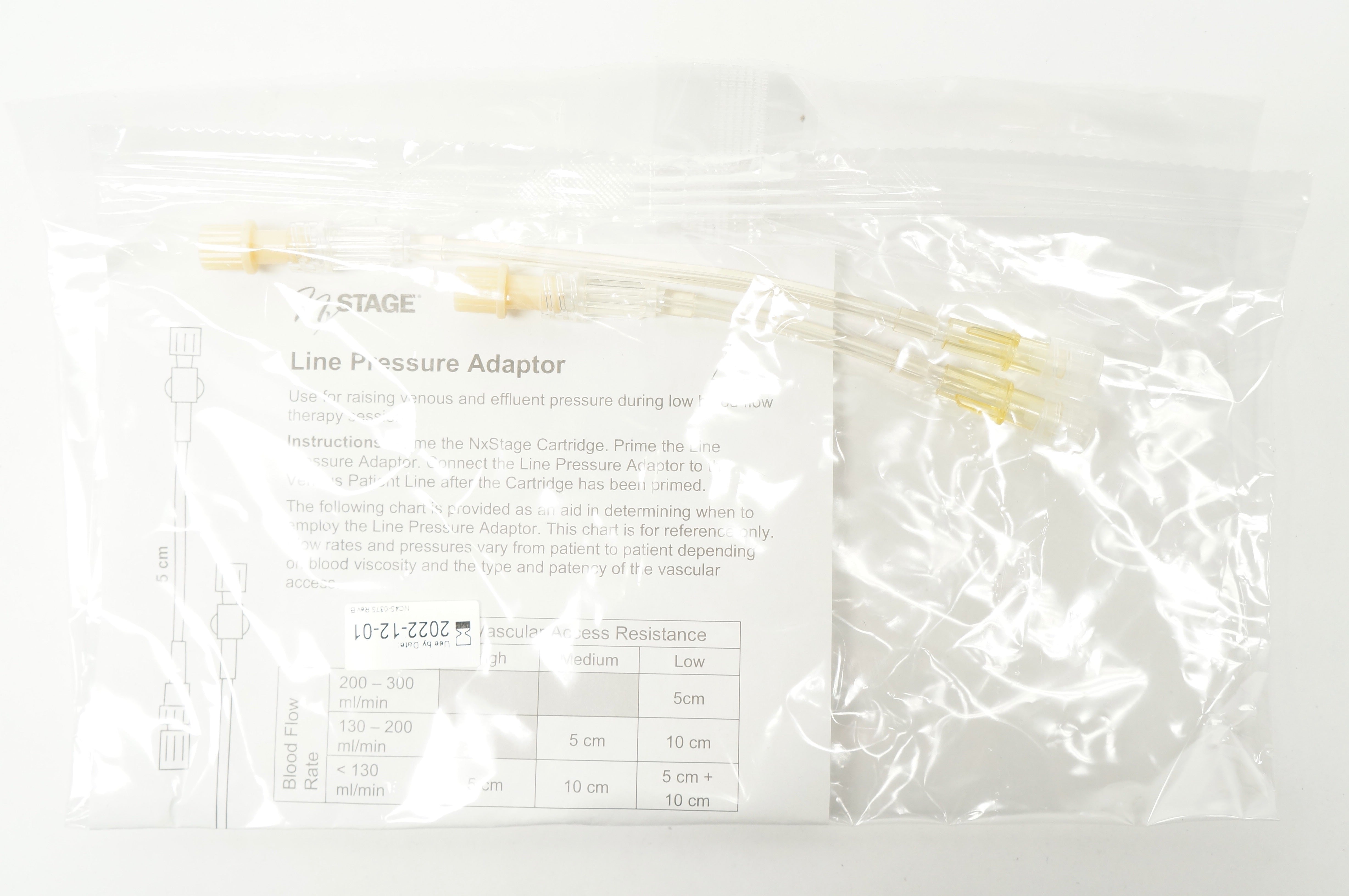NxStage Line Pressure Adaptor 5cm