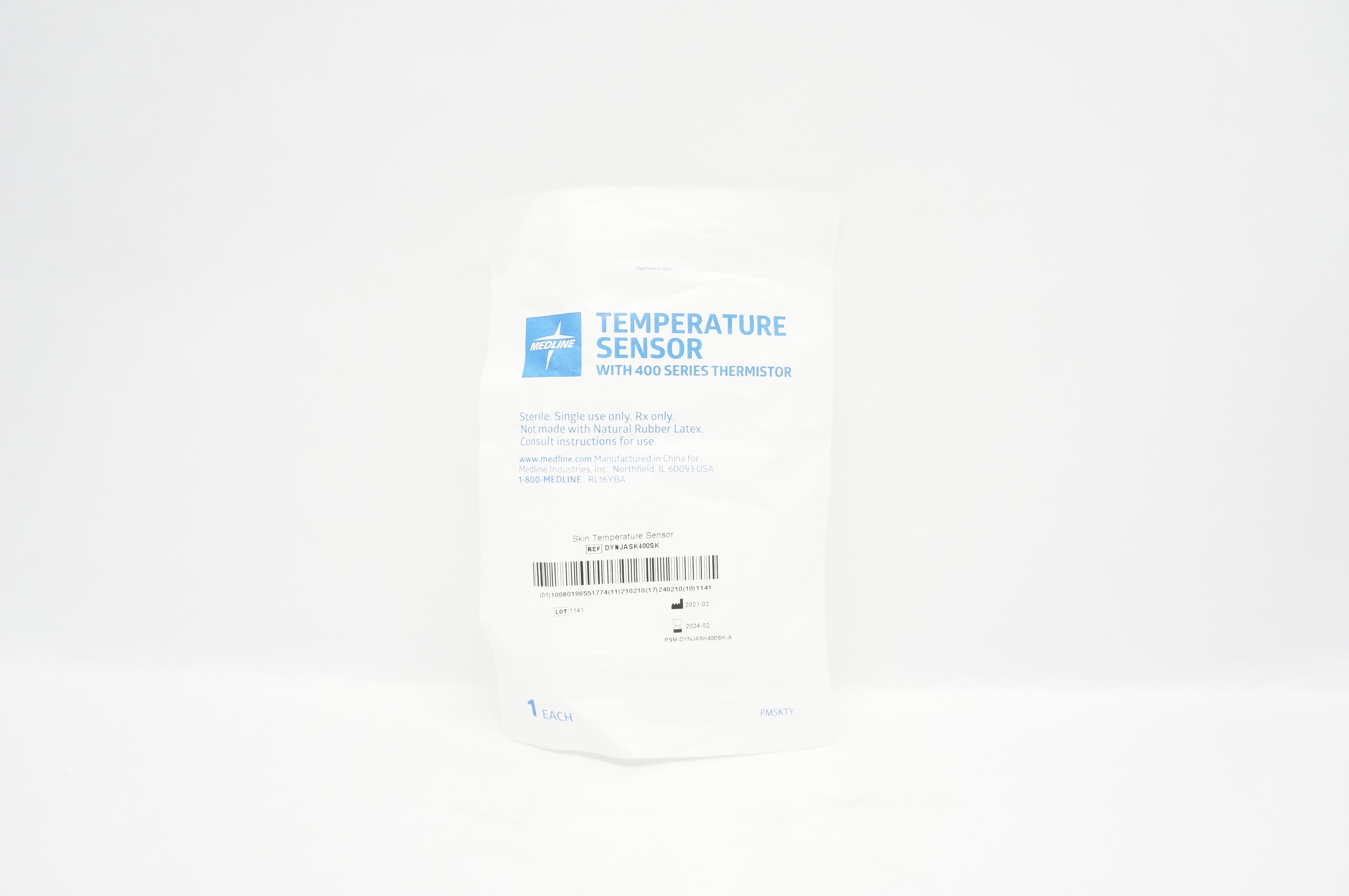 Medline DYNJASK400SK Skin Temperature Sensor