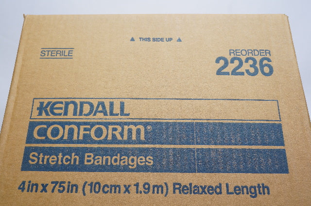 Kendall 2236 CONFORM Stretch Bandages 4inch x 75inch - Case of 96