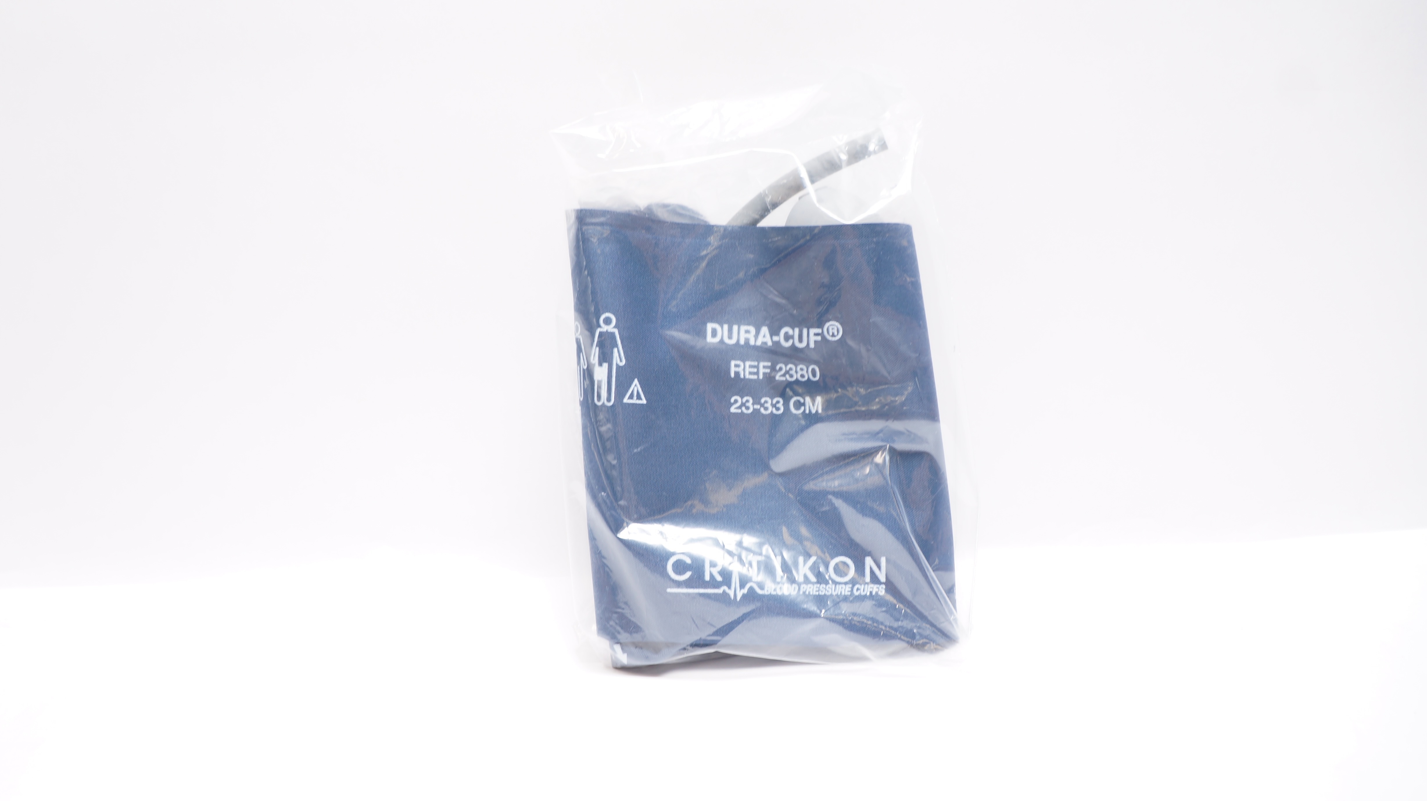 GE Critikon Classic-Cuf Adult Blood Pressure Cuff – 23-33cm, Two Tube, Ref 2357, USA Made