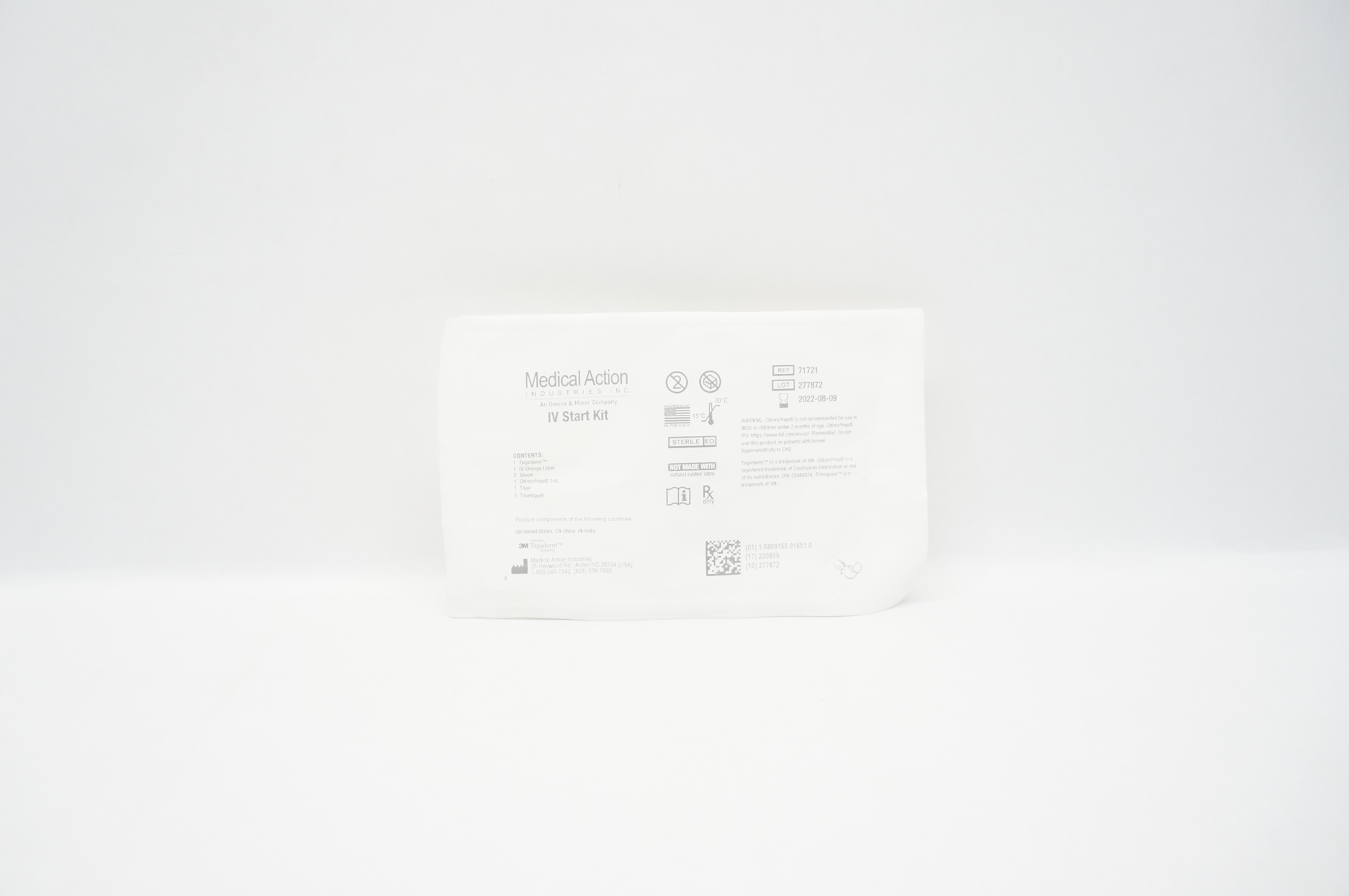 Medical Action 71721 3M Tegaderm Industries IV Start Kit (x)