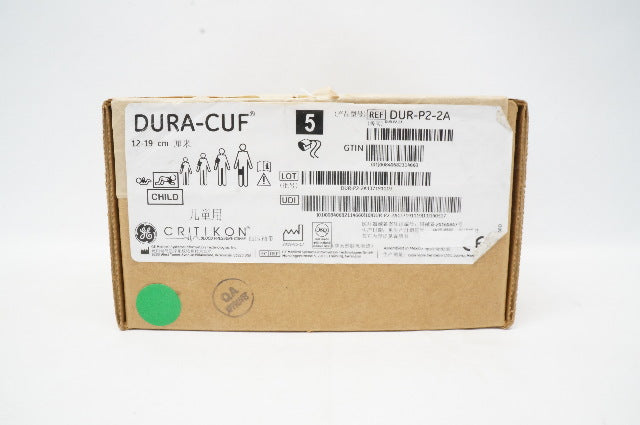 GE Medical DUR-P2-2A Dura-Cuf Critikon Blood Pressure Cuff Child - Box of 5