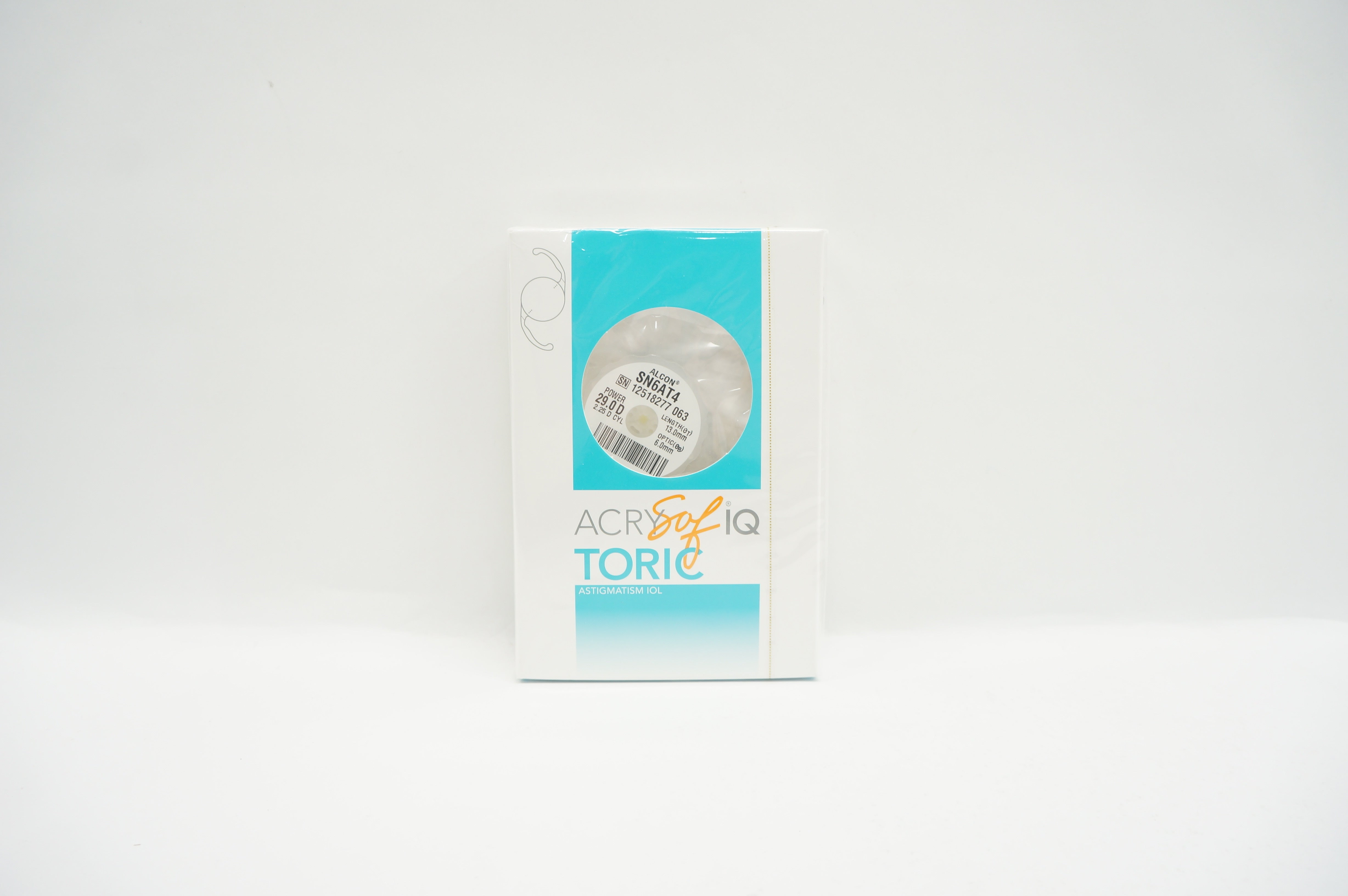 Alcon SN6AT4 ACRYSof IQ Toric Astigmatism IOL 29.0D 2.25 CYL  (x)