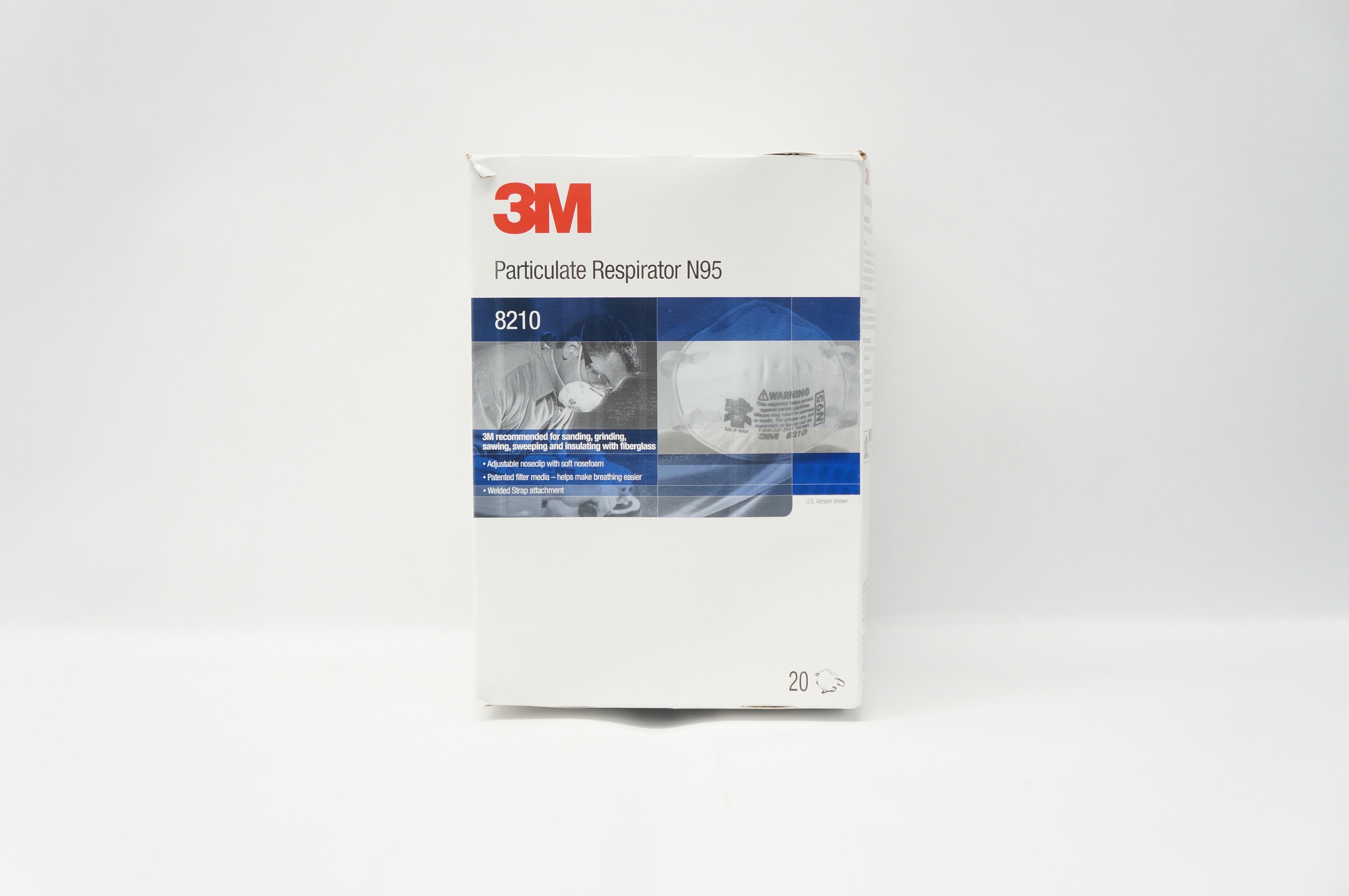3M 8210 Particulate Respirator N95  - Box of 20