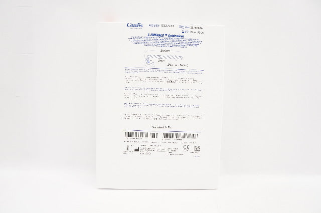 Cordis 502-524  5 Emerald Guidewire Standard J-Tip, 0.025inch x 150m - Box of 5