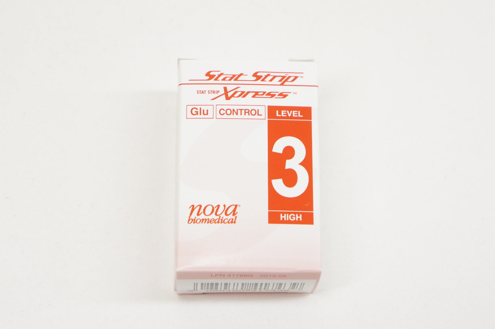 Nova Blomedical 41743 StatStrip Xpress Glu Control, Level 3 High, 4ml ...