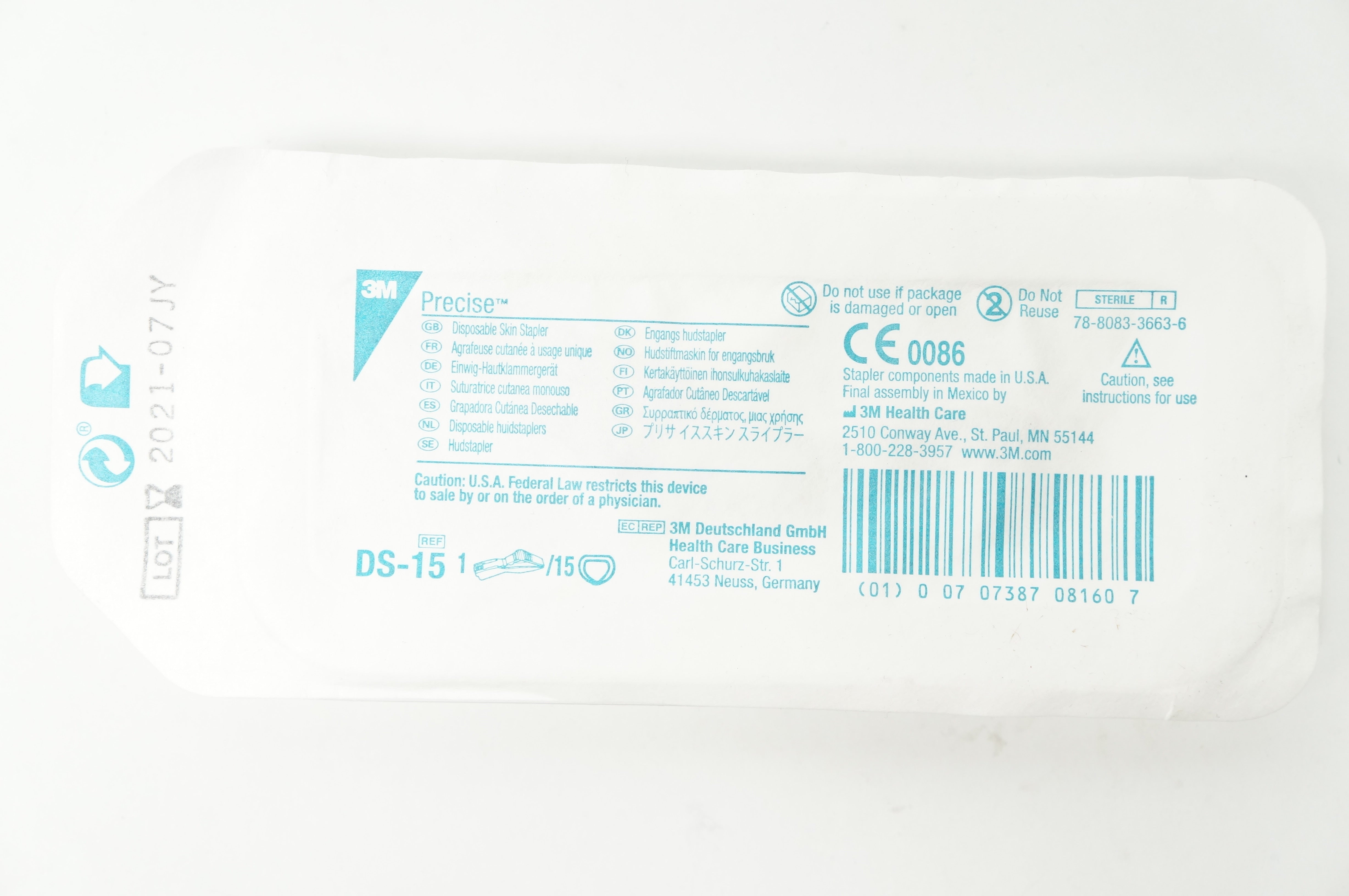 AMC&E 5-Lead Disposable ECG Cable – GE Multi-Link Compatible, 50" Length, Pinch Shoulder Design (LWM-341DS50/5V)