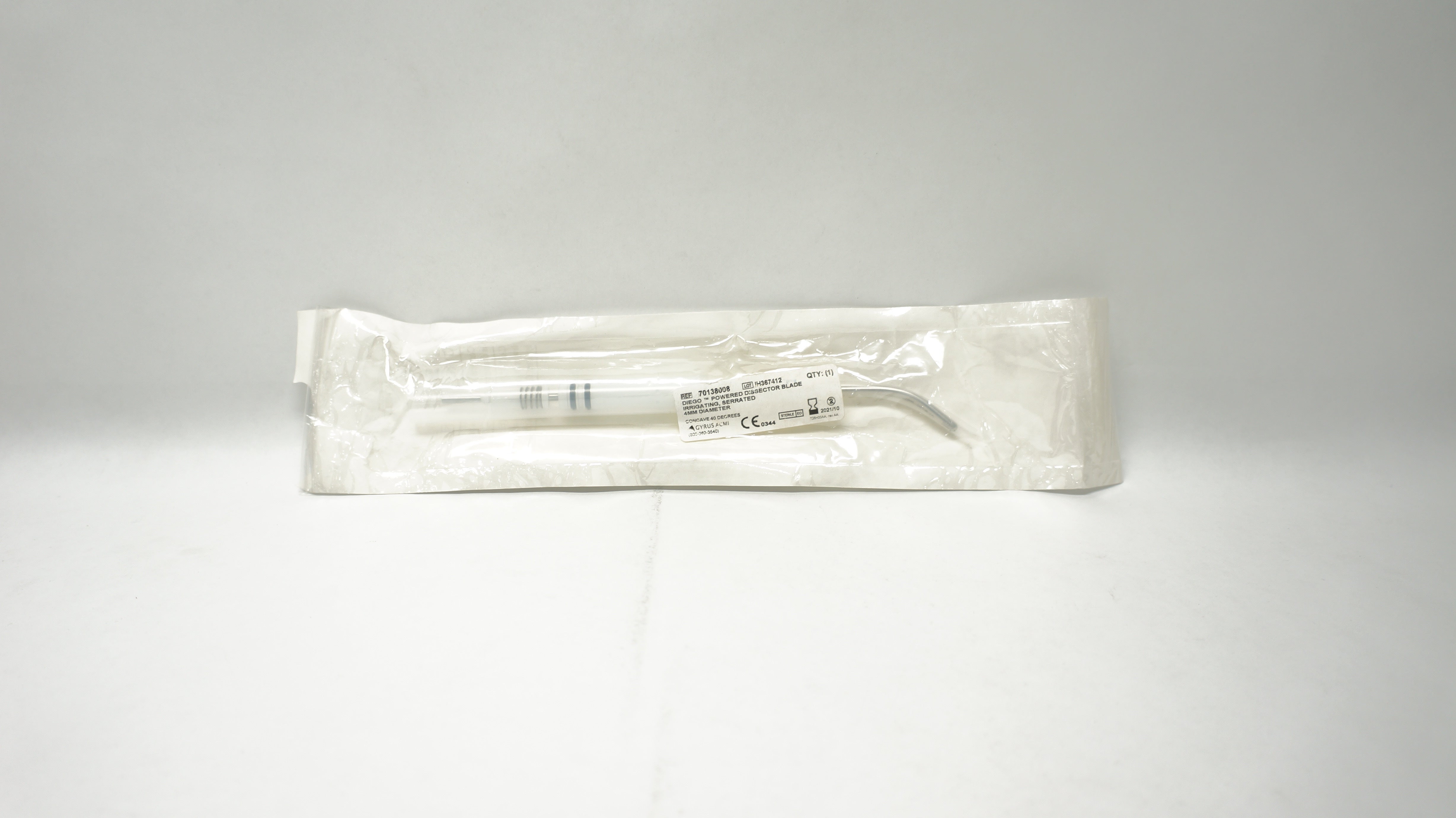Gyrus ACMI 70138008 Diego Powered Dissector Blade Irrigation Serrated 4mm (x)