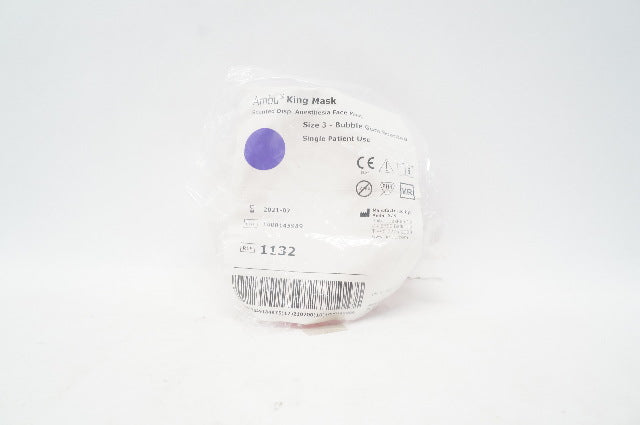AMBU 1132 King Mask Scented Disp. Anesthesia Face Mask, Size 3