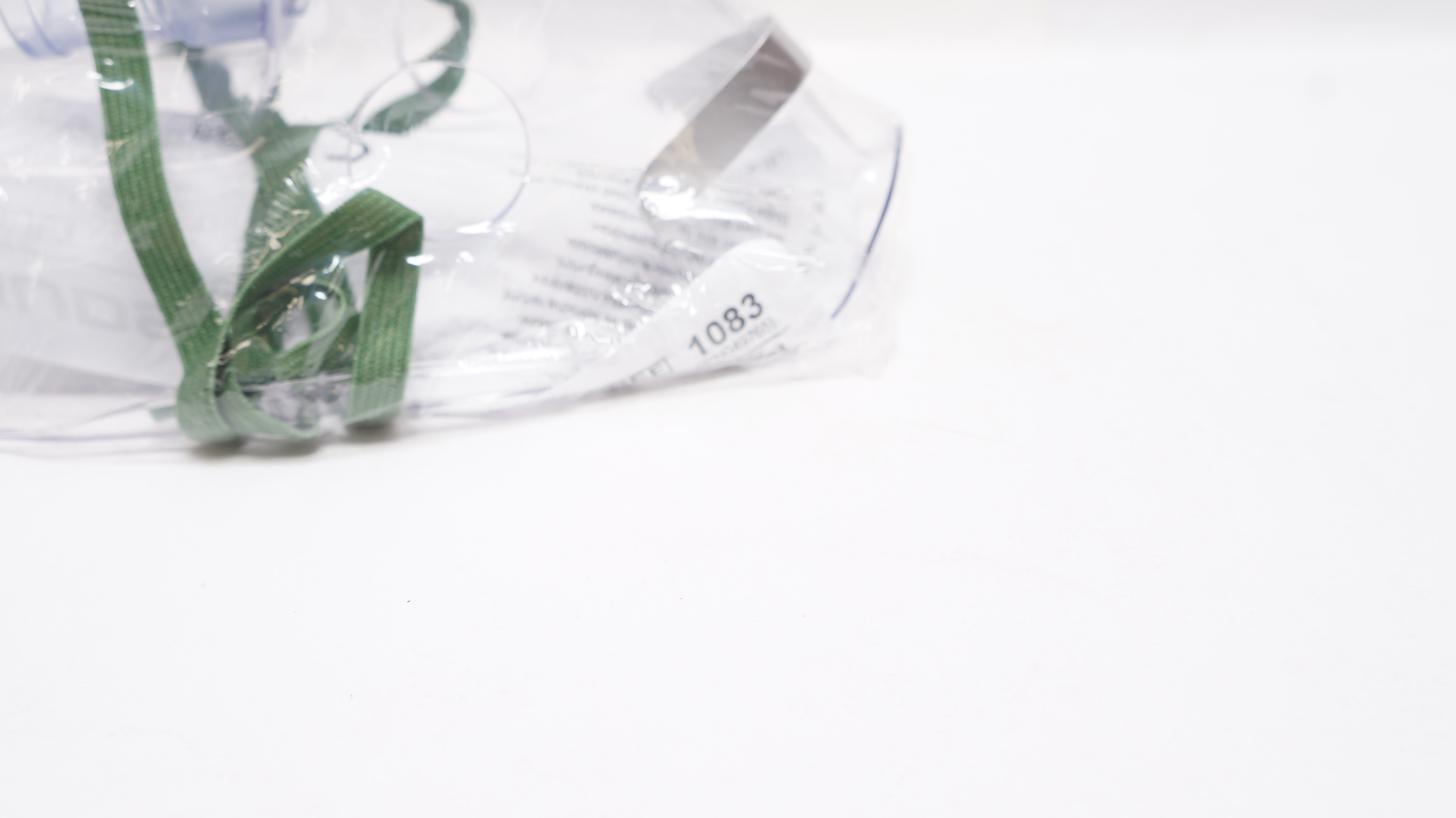 Hudson RCI 1083 Teleflex Elongated SEE-THRU Aerosol Mask, Adult