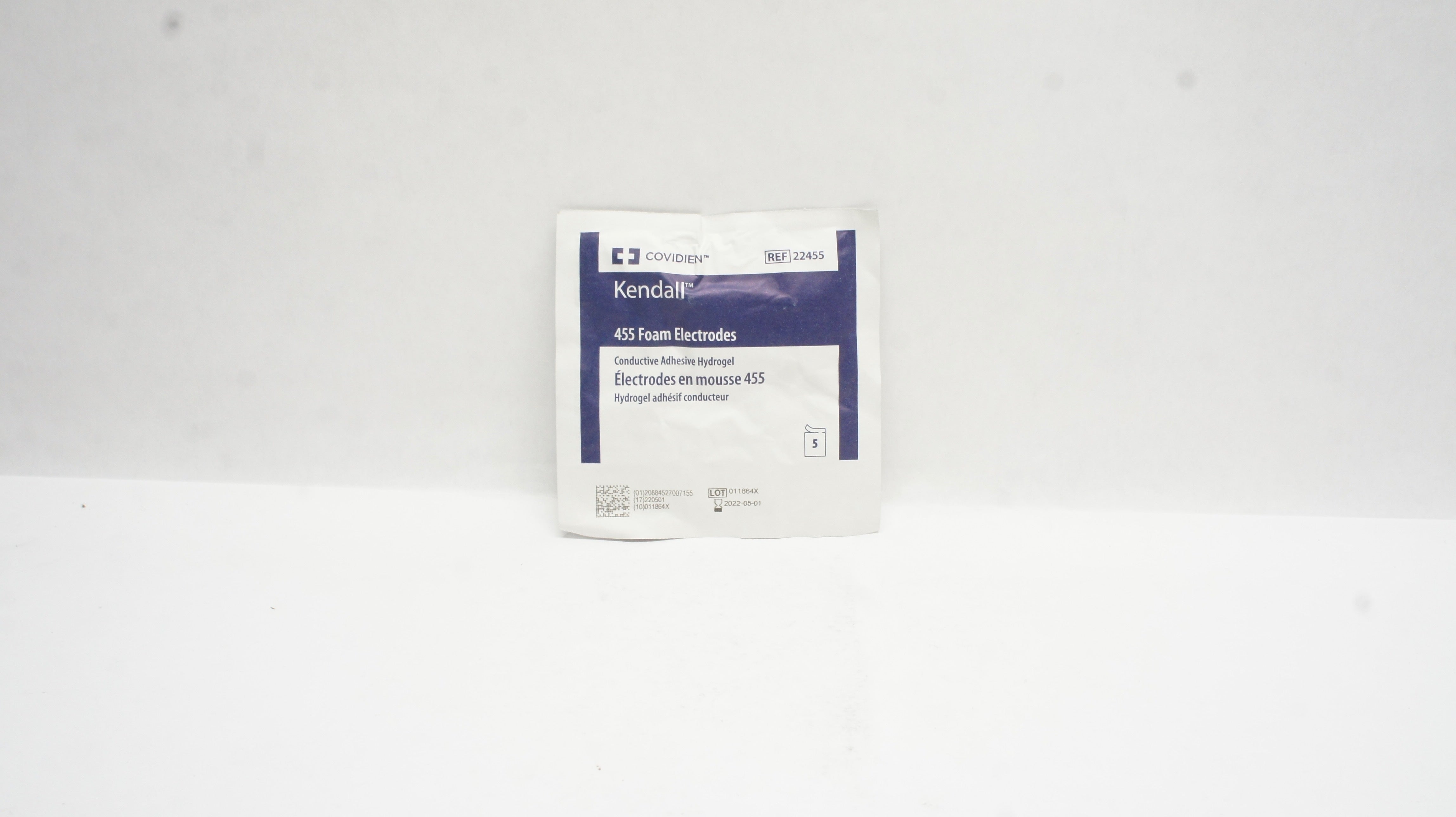 Covidien 22455 Kendall 455 Foam Electrodes (x) - Pack of 5