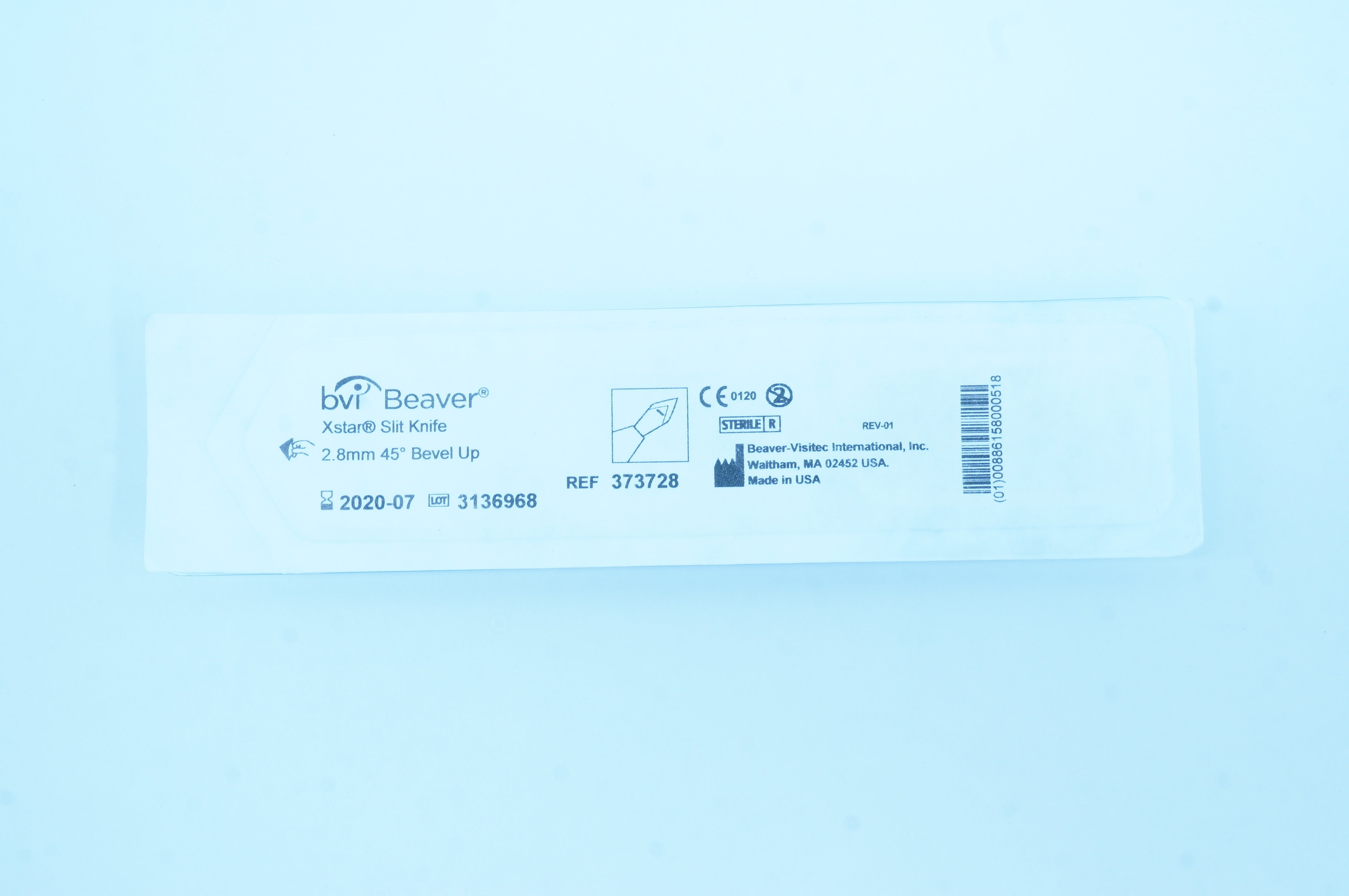 BVI Beaver 373728 Xstar Slit Knife 2.8mm 45° Bevel Up (x)