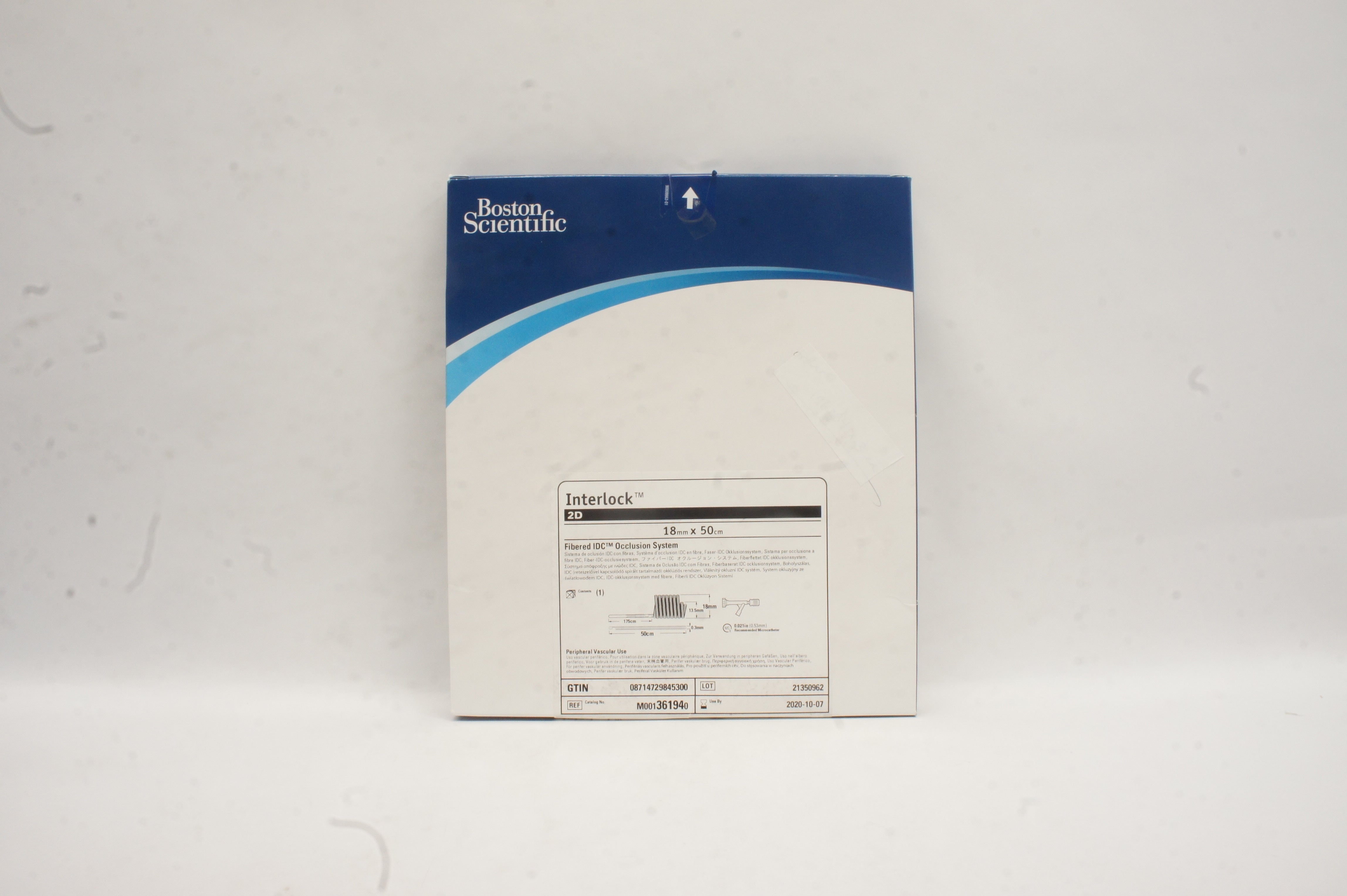 Boston Scientific 36194 Interlock Fibered IDC Occlusion System 18mm x 50cm (x)