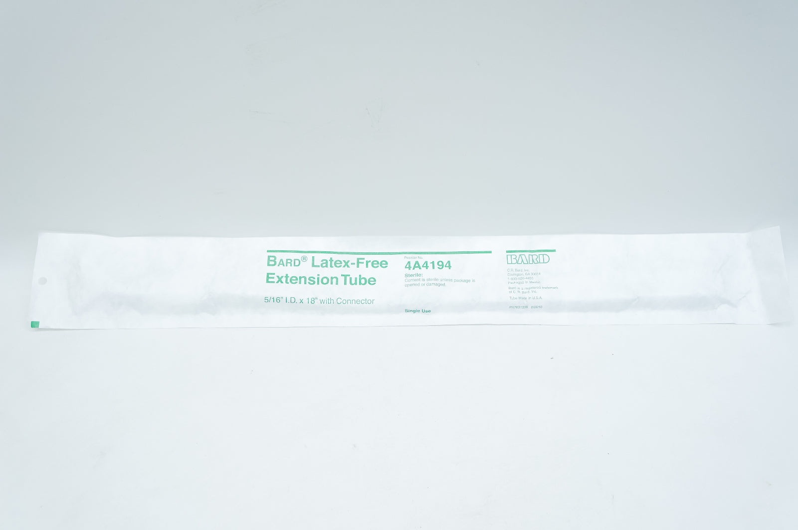 Bard 4A4194 Latex-Free Extension Tube 5/16inch ID x 18inch ~ Lot of 20