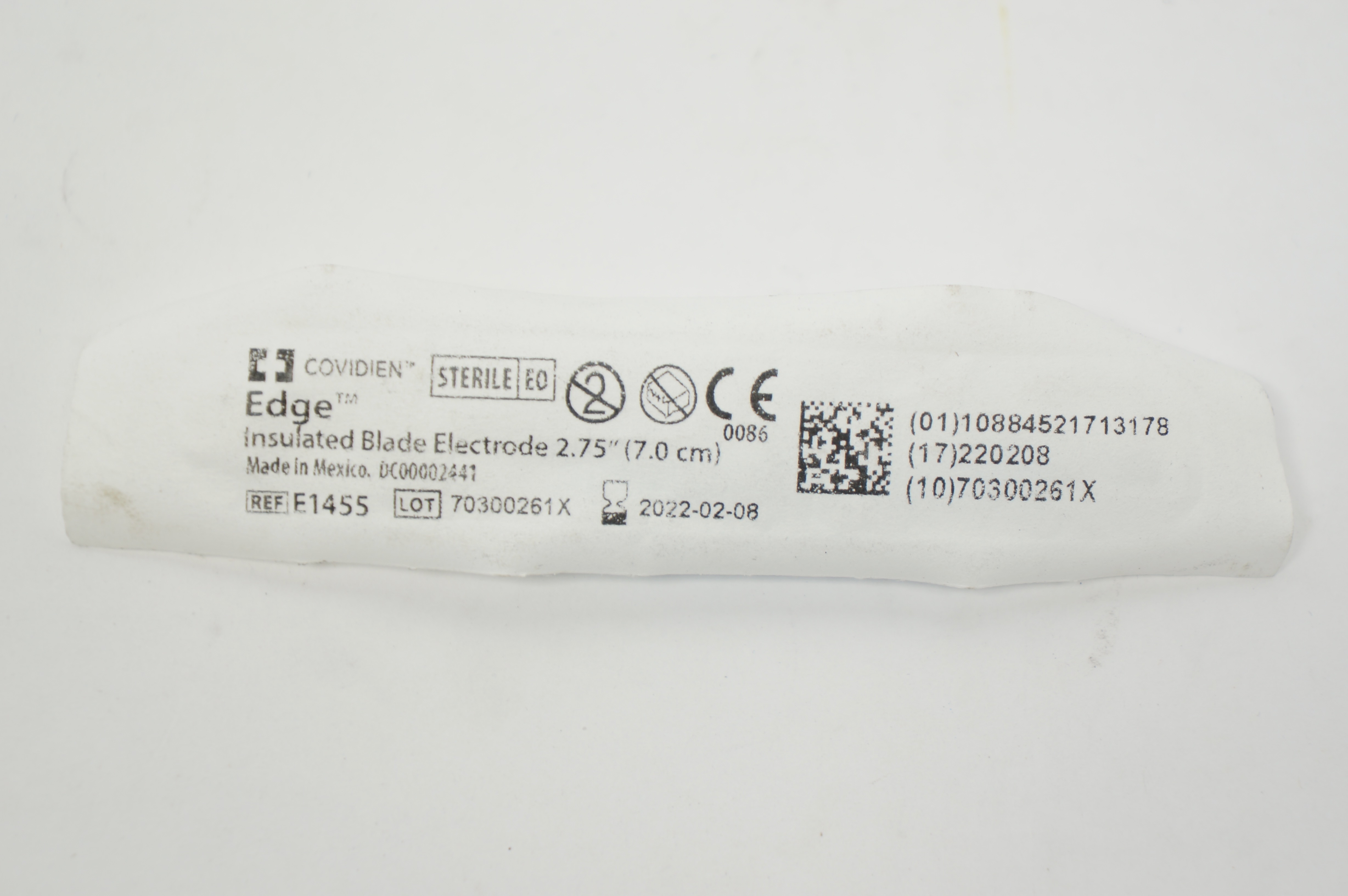 Covidien E1455 Edge Insulated Blade Electrode 2.75inch (x)