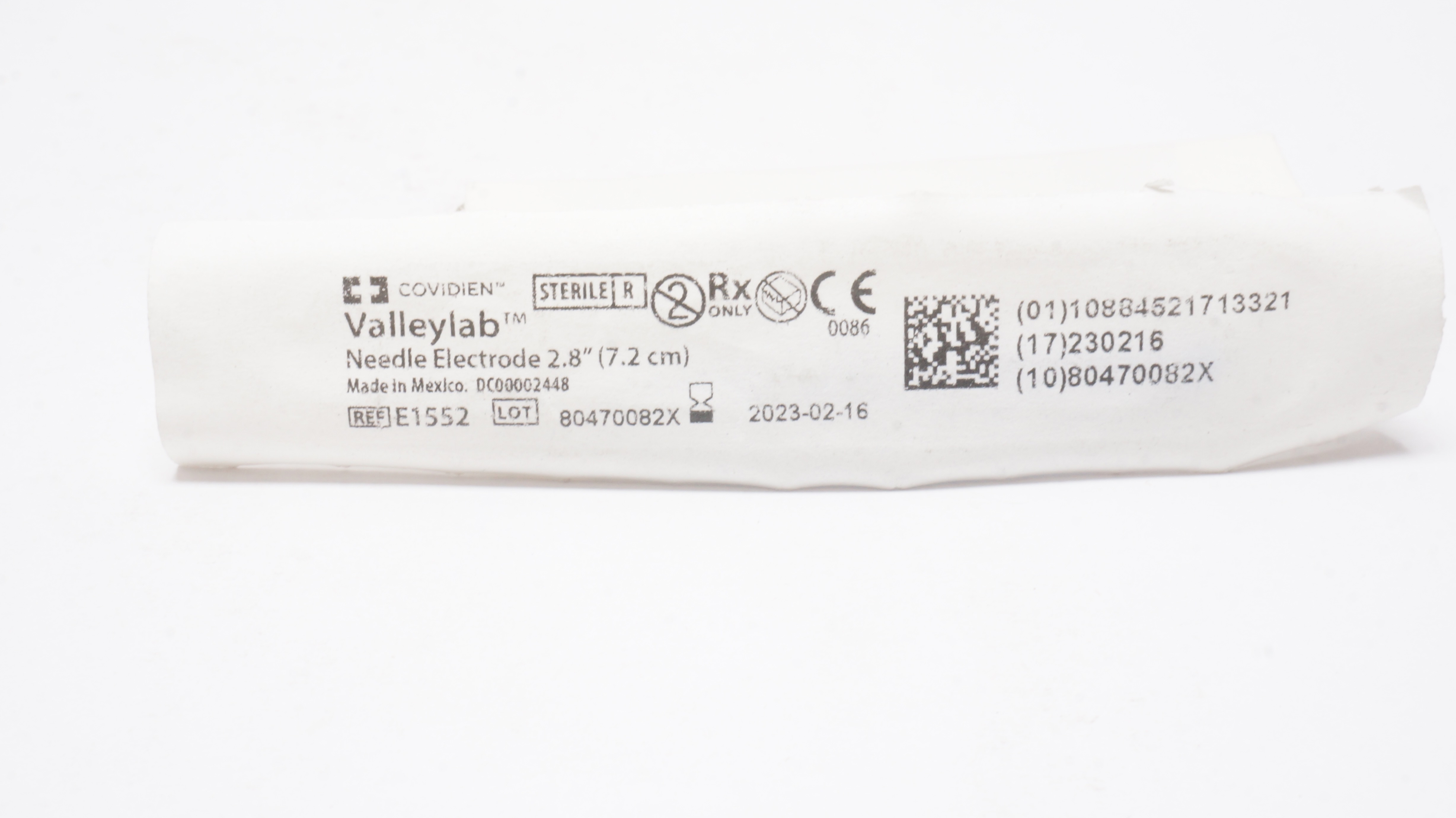 Covidien E1552 Valleylab Ndle Electrode 2.8inch (x)