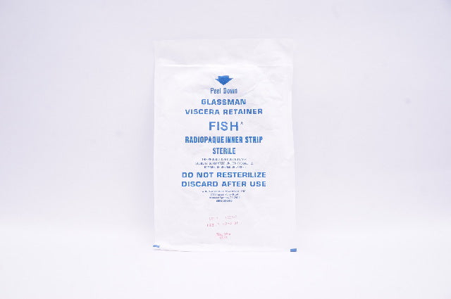 Adept-Med 3206 Glassman Viscera Retainer Fish Radiopaque Inner Strip, Large